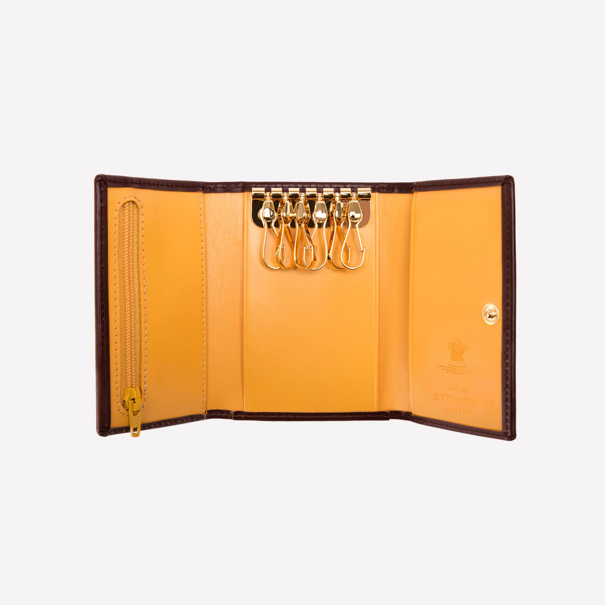 Bridle Hide 6-Hook Key Case - Image 14