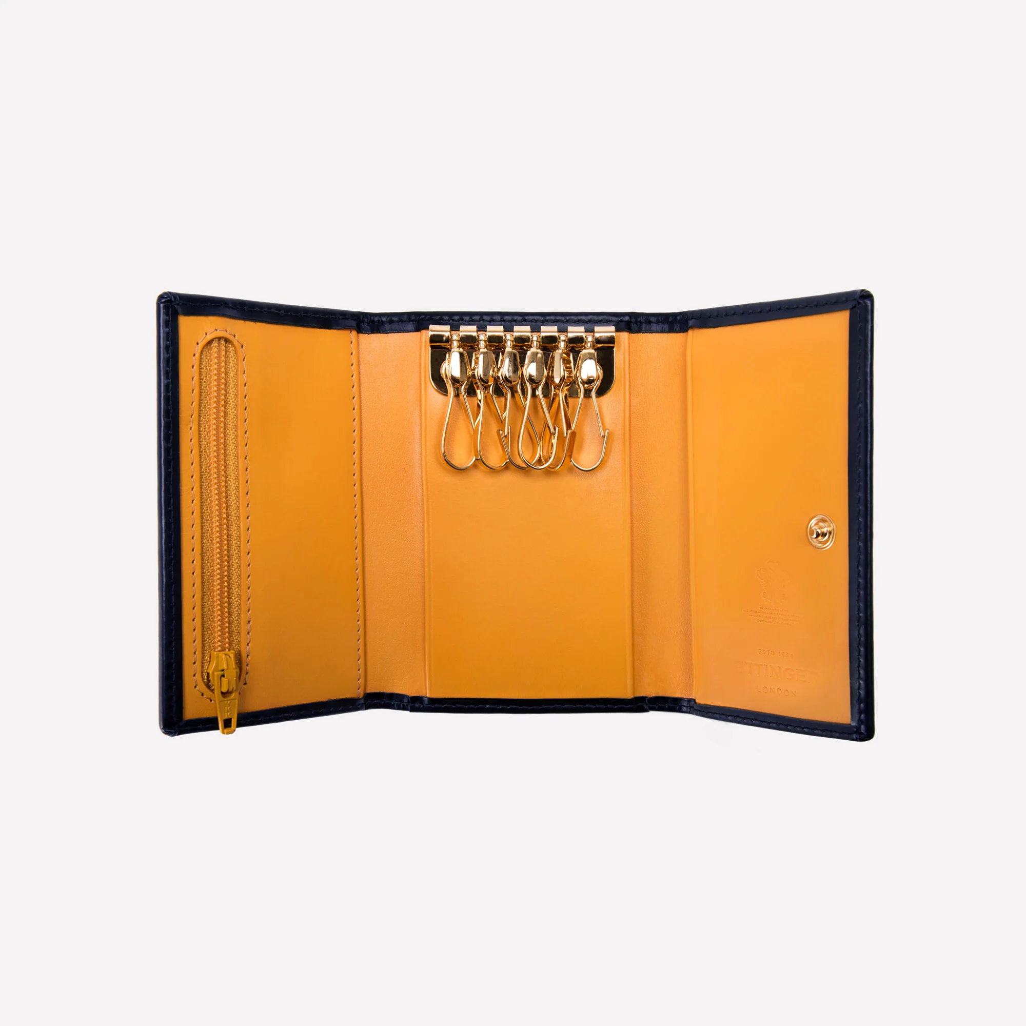 Bridle Hide 6-Hook Key Case - Image 8