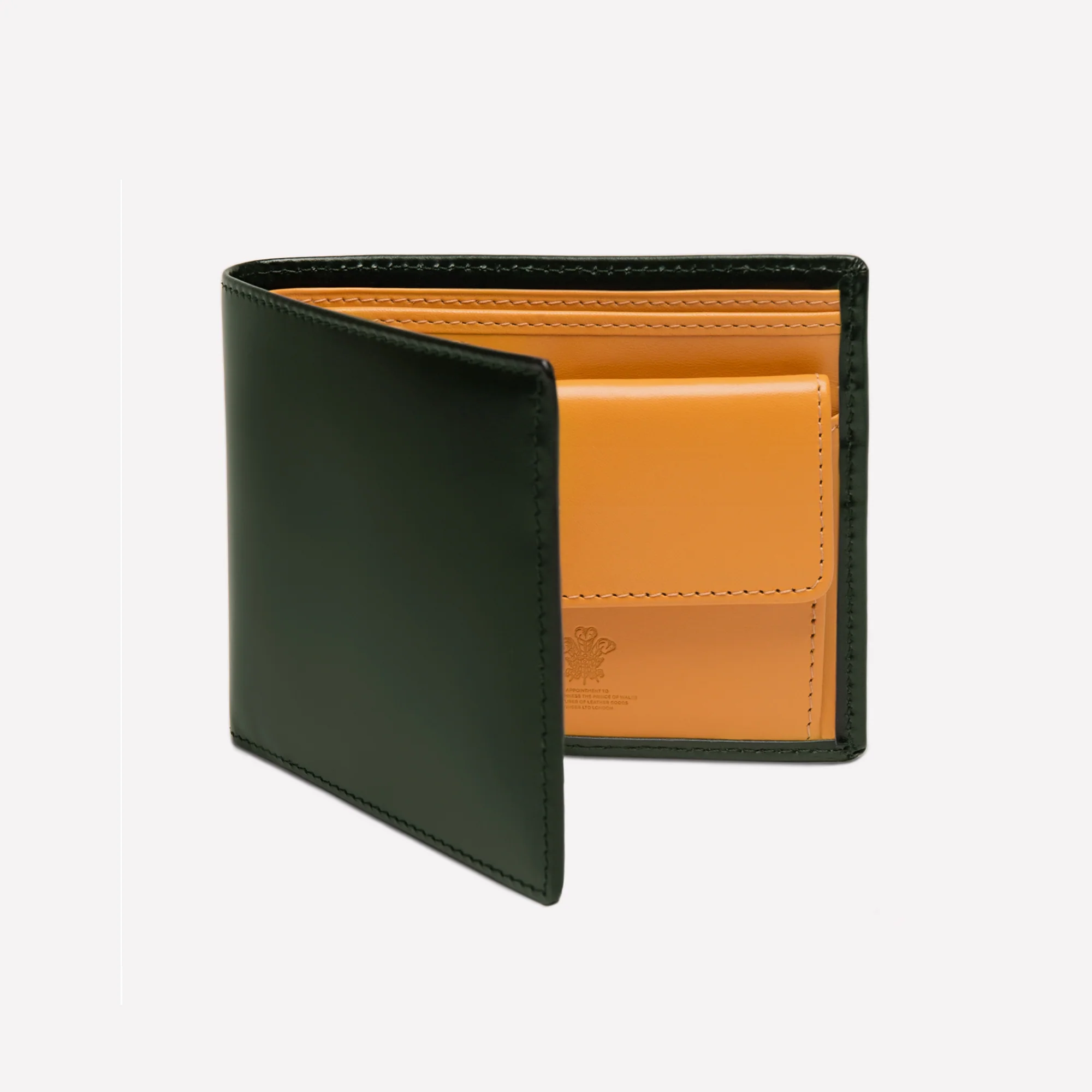 Bridle Hide Billfold Wallet with 3 C/C and Purse - Image 14