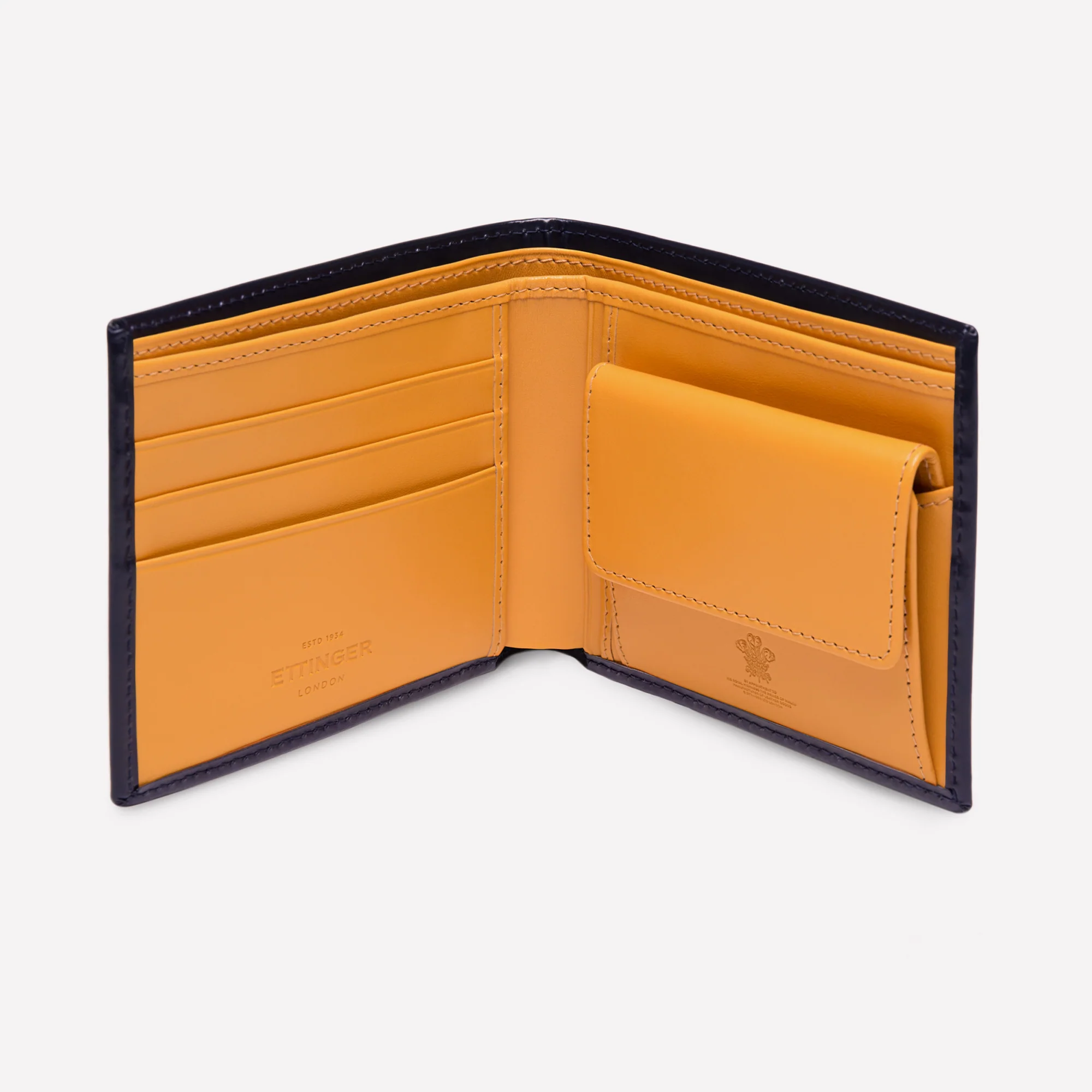 Bridle Hide Billfold Wallet with 3 C/C and Purse - Image 18