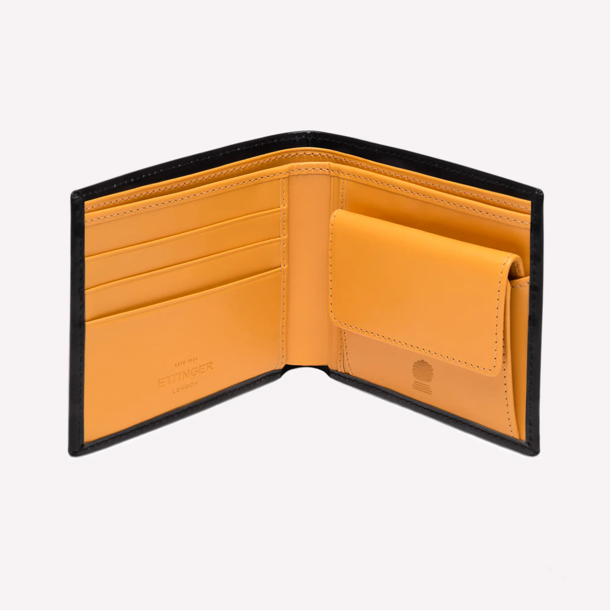 Bridle Hide Billfold Wallet with 3 C/C and Purse - Image 22