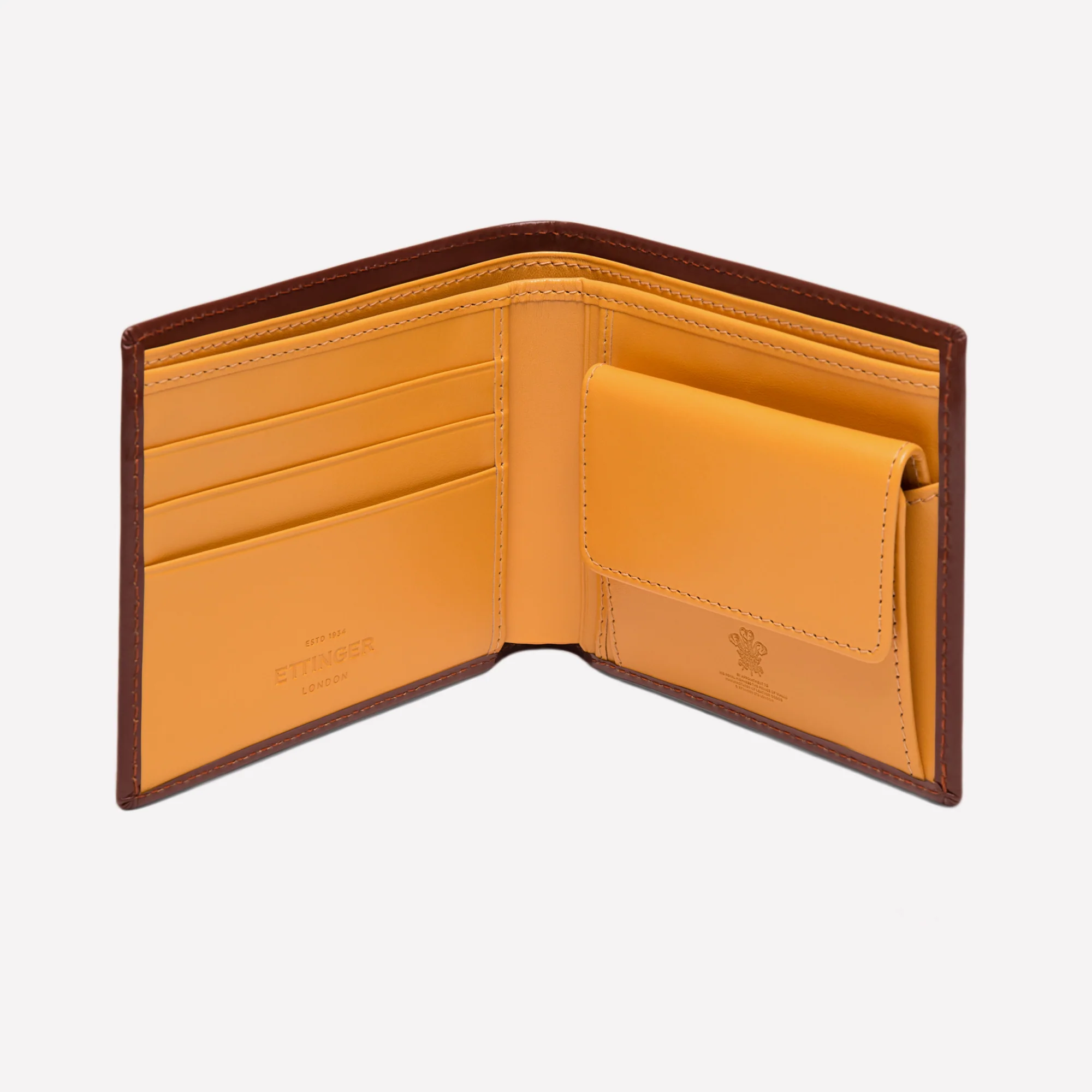 Bridle Hide Billfold Wallet with 3 C/C and Purse - Image 27