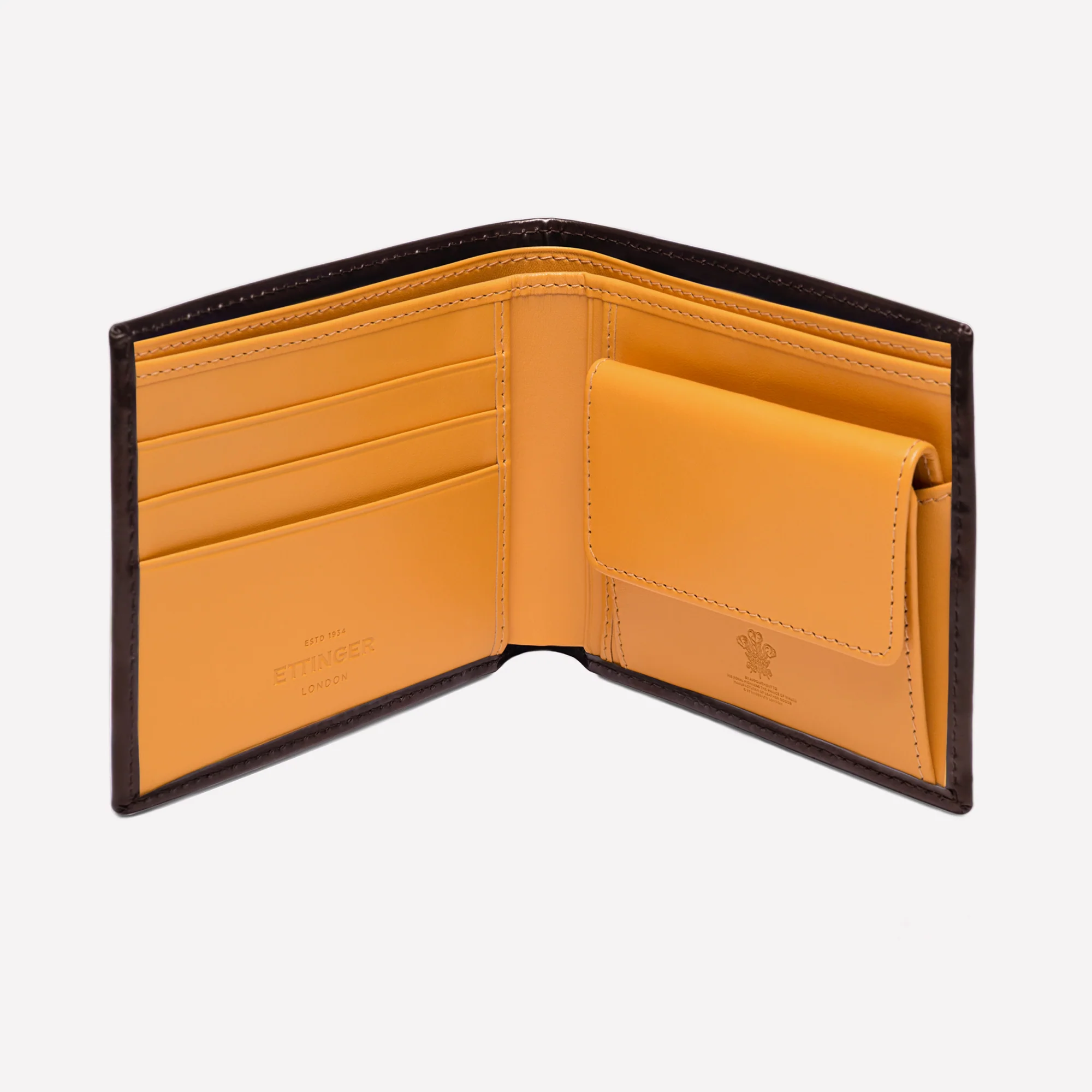 Bridle Hide Billfold Wallet with 3 C/C and Purse - Image 29