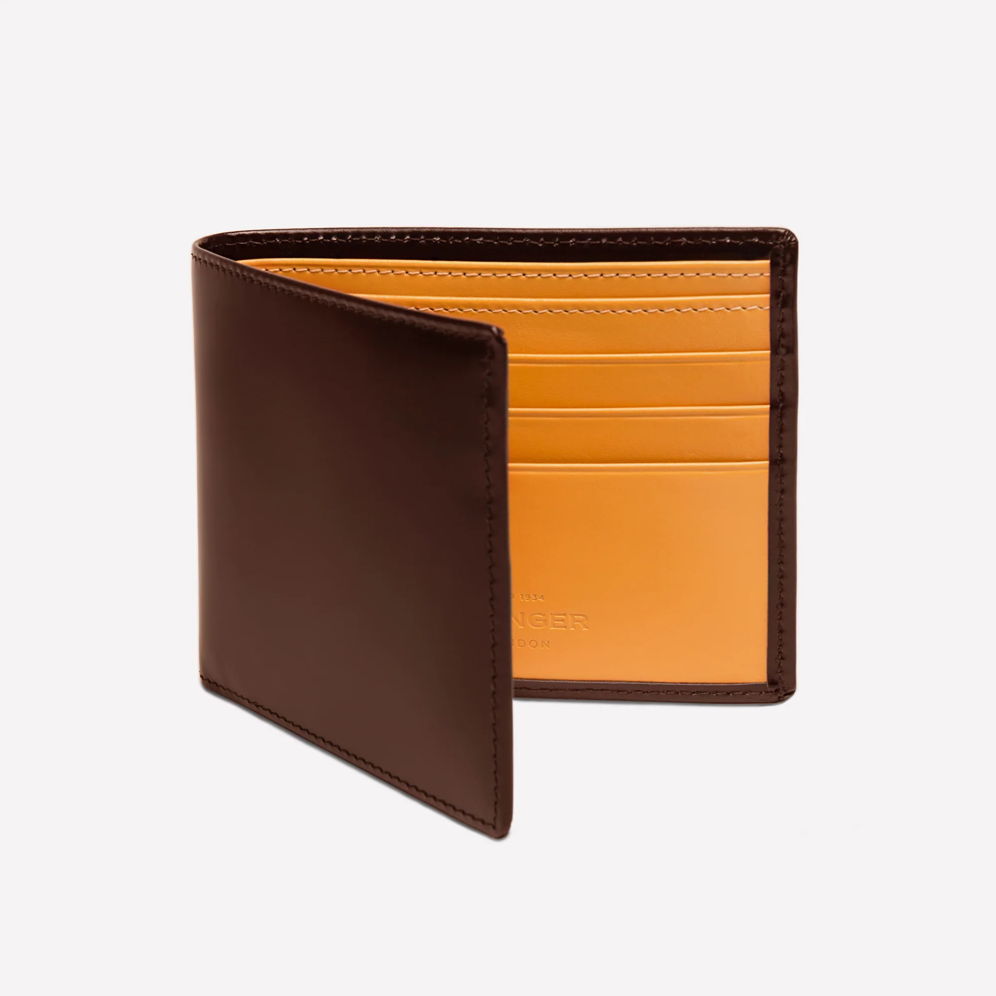 Bridle Hide Billfold Wallet with 6 C/C - Image 10