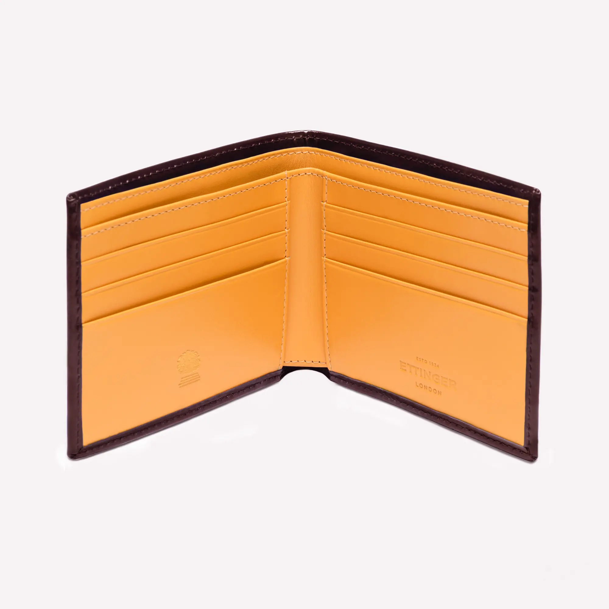 Bridle Hide Billfold Wallet with 6 C/C - Image 11