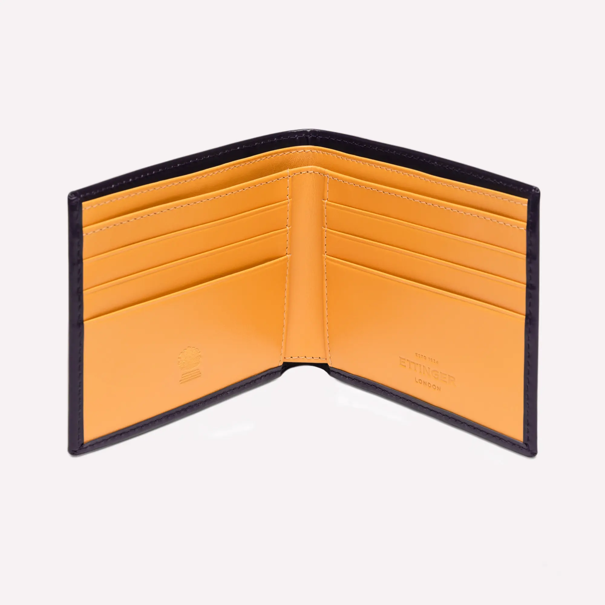 Bridle Hide Billfold Wallet with 6 C/C - Image 14