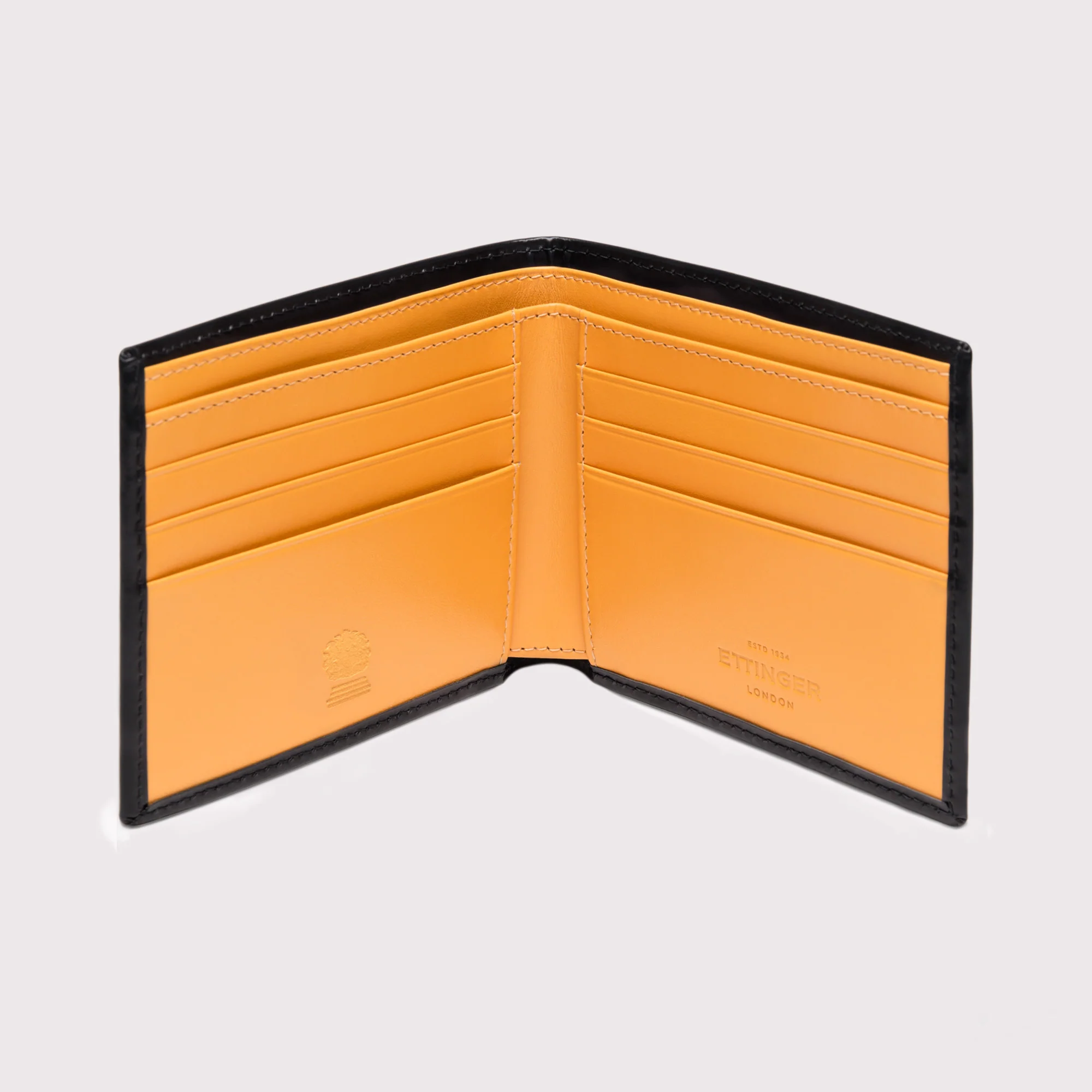 Bridle Hide Billfold Wallet with 6 C/C - Image 3