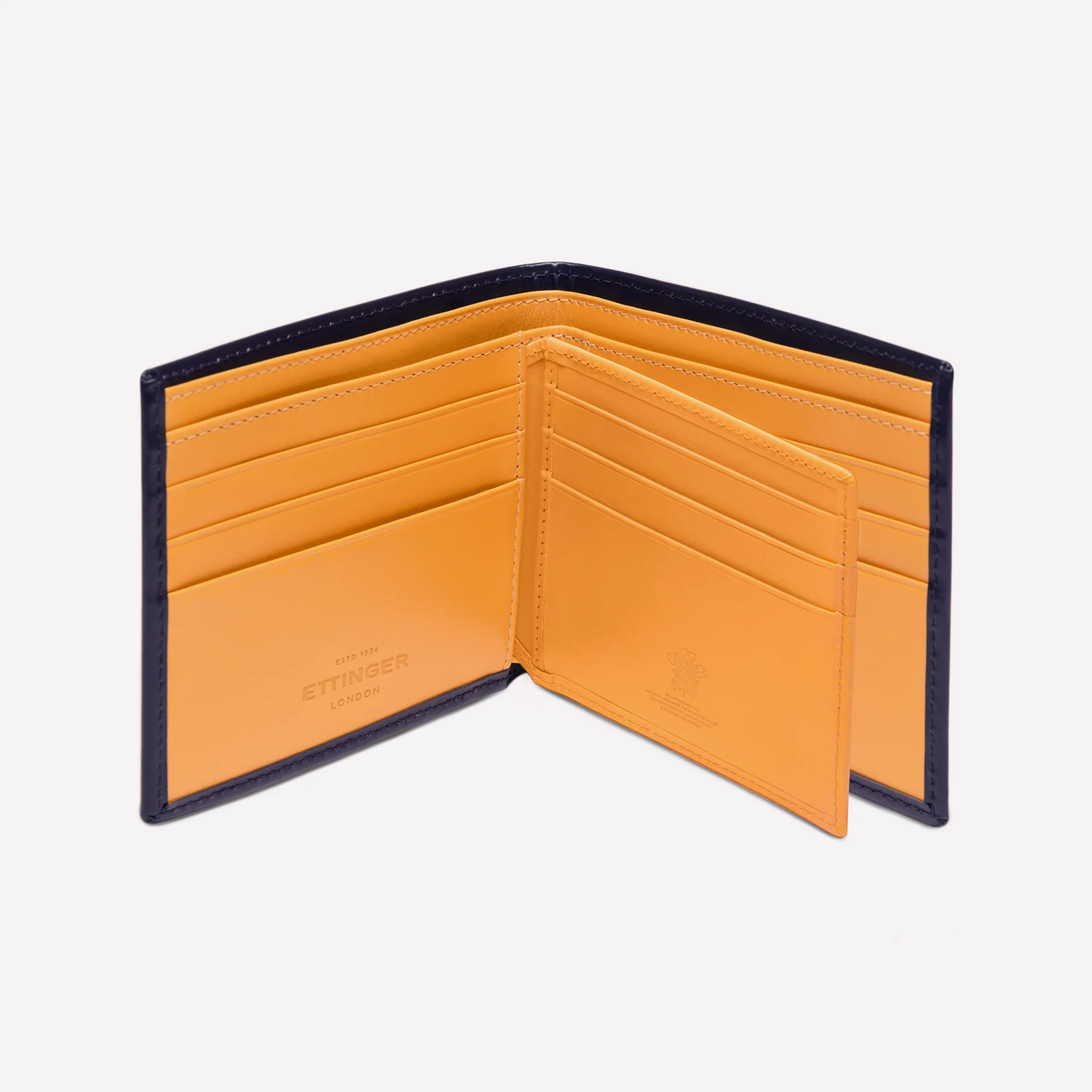 Bridle Hide Billfold Wallet with 12 C/C - Image 3