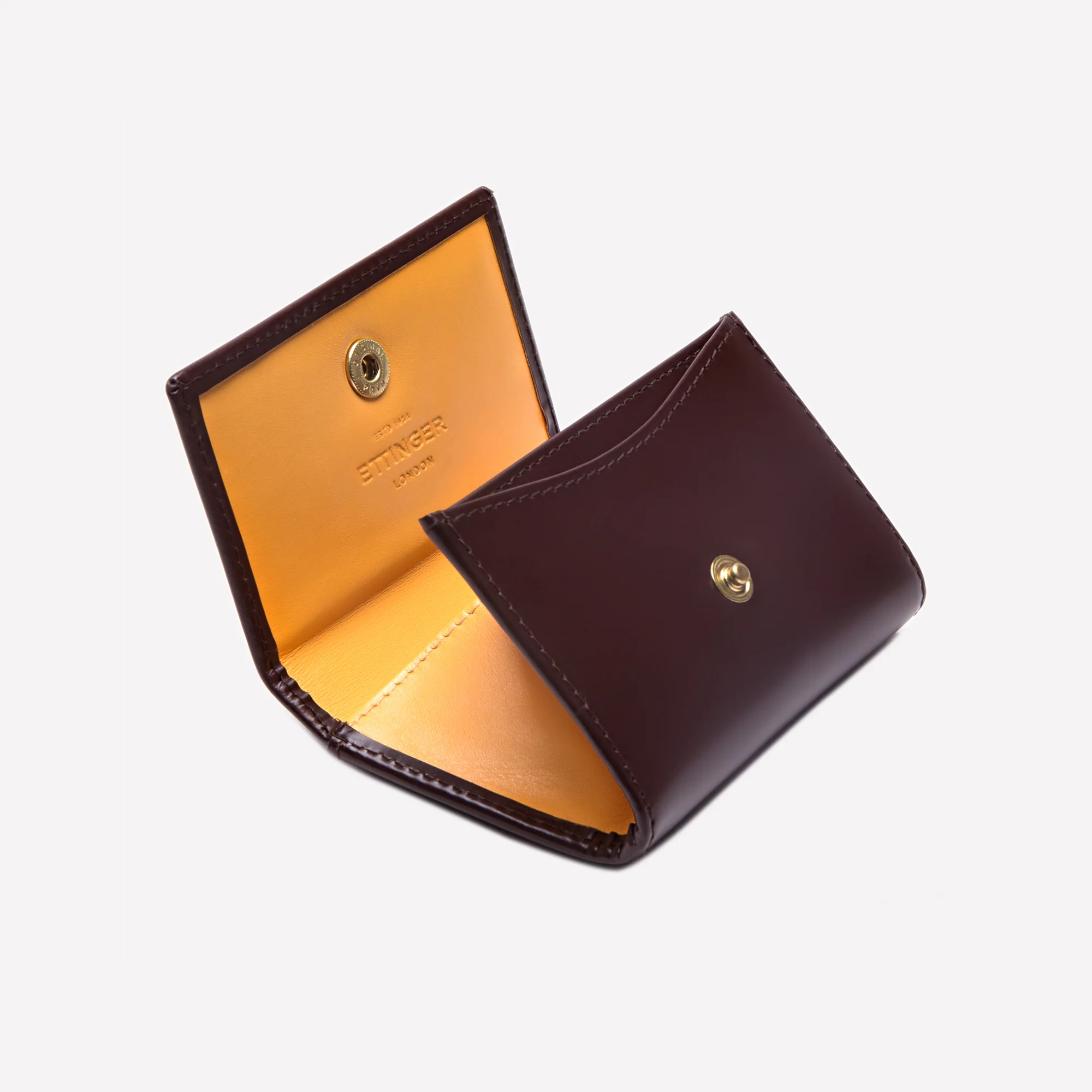 Bridle Hide Coin Purse with Card Pocket - Image 14