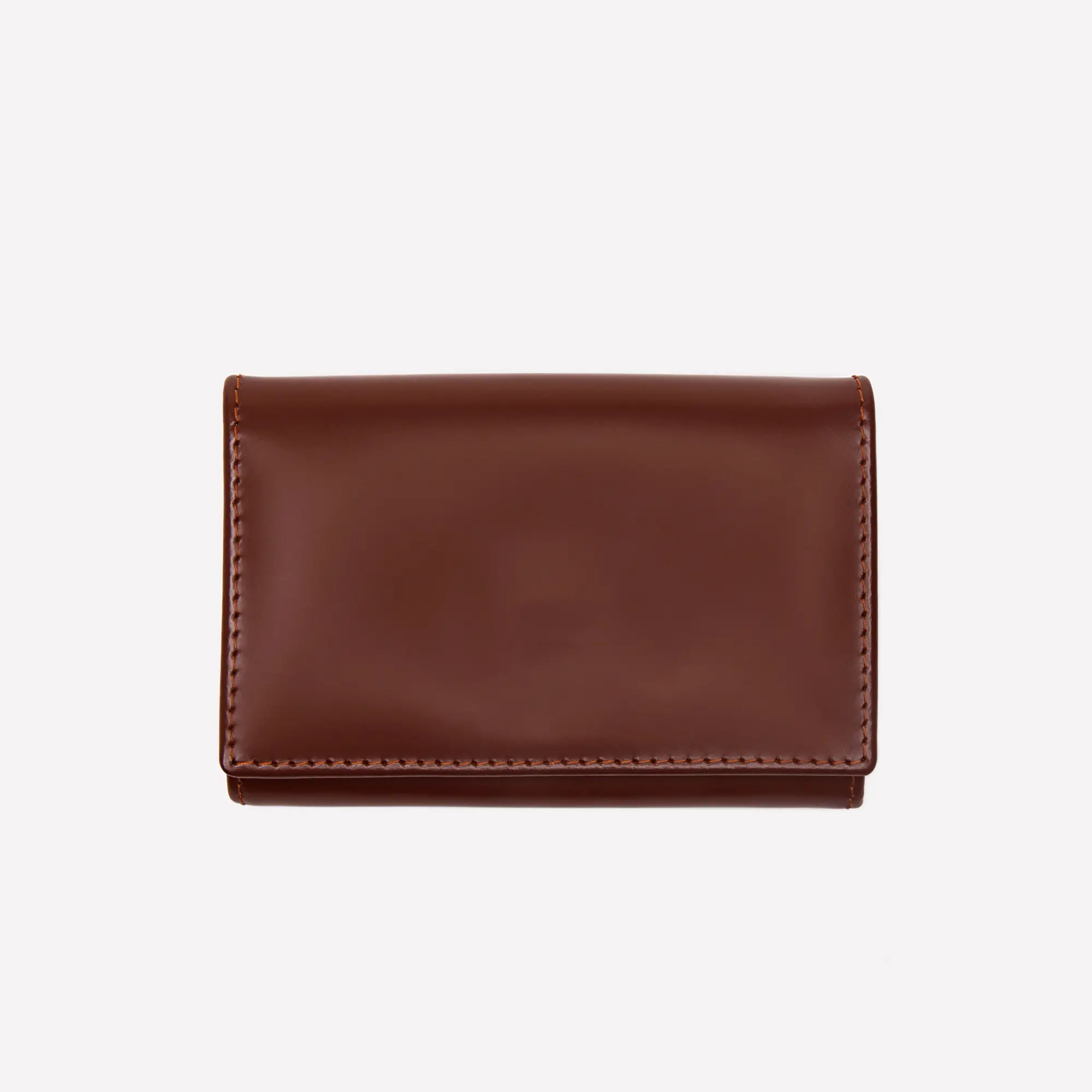 Bridle Hide Coin Purse with Card Pocket (concealed button) - Image 7