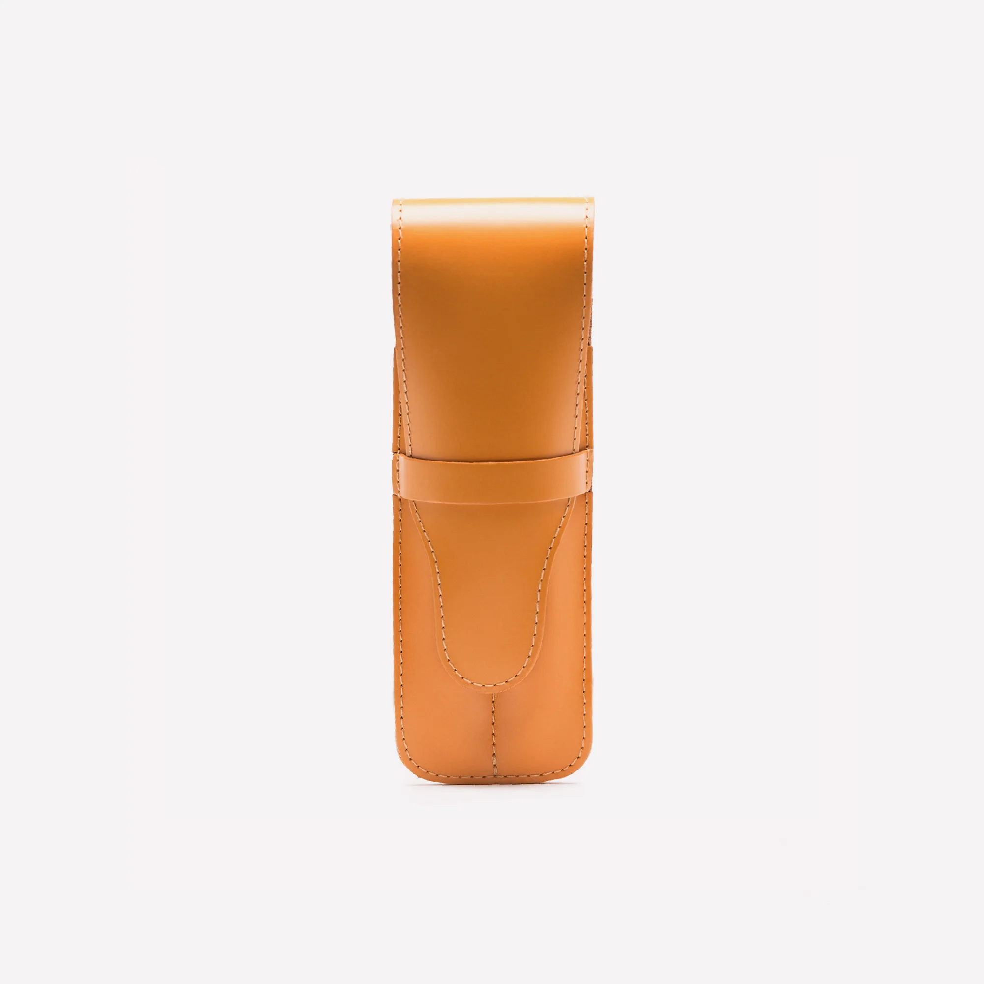 Bridle Hide Double Pen Case - Image 4