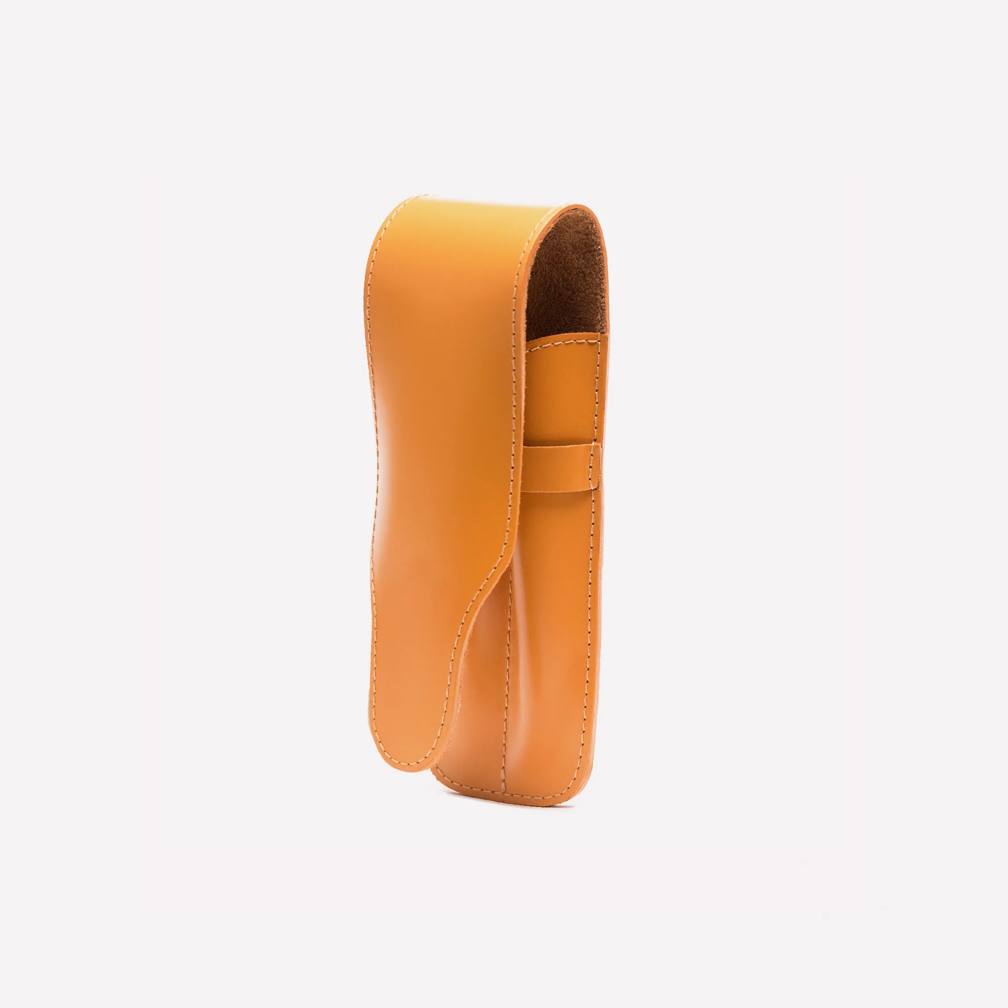 Bridle Hide Double Pen Case - Image 5