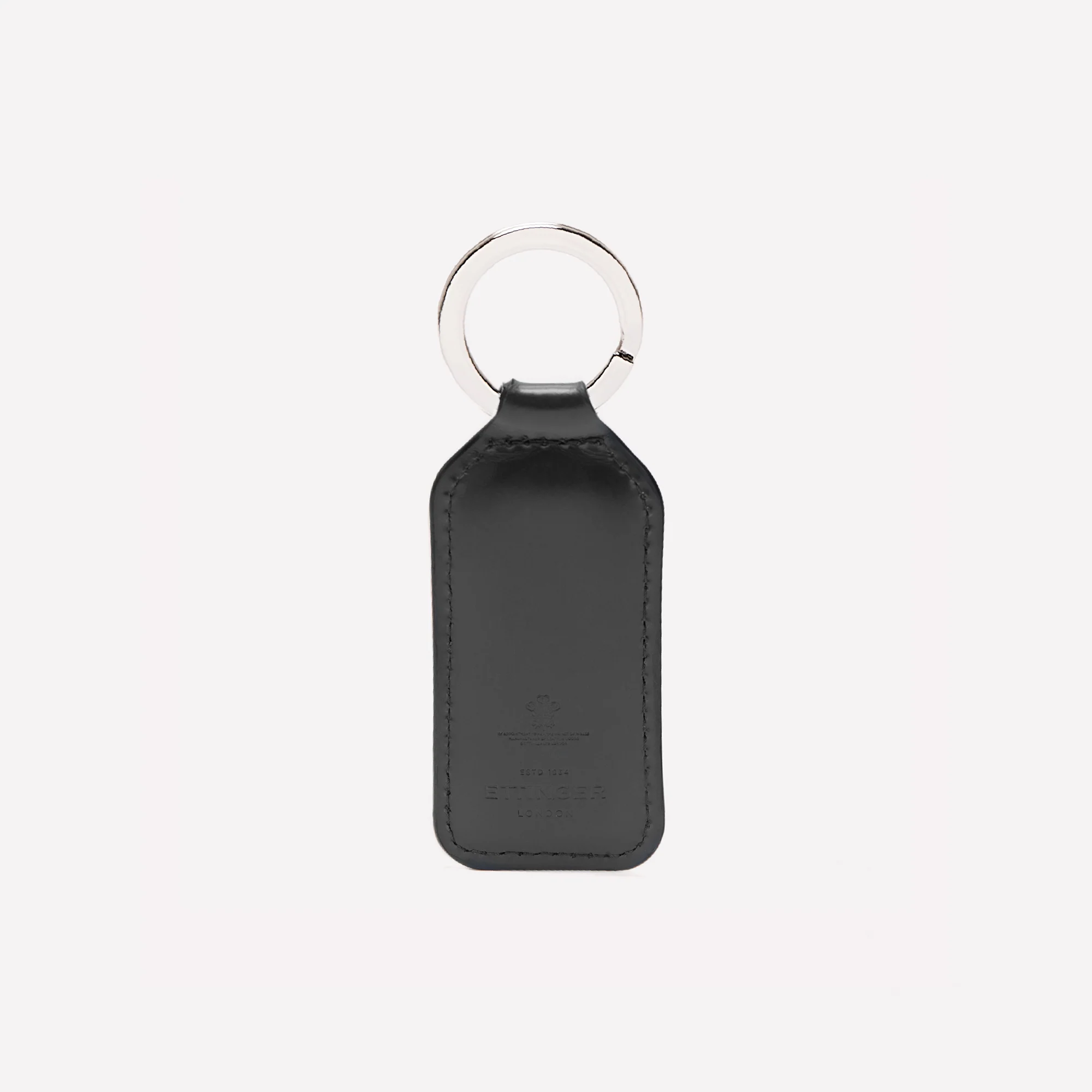Bridle Hide Rectangular Key Ring - Image 15