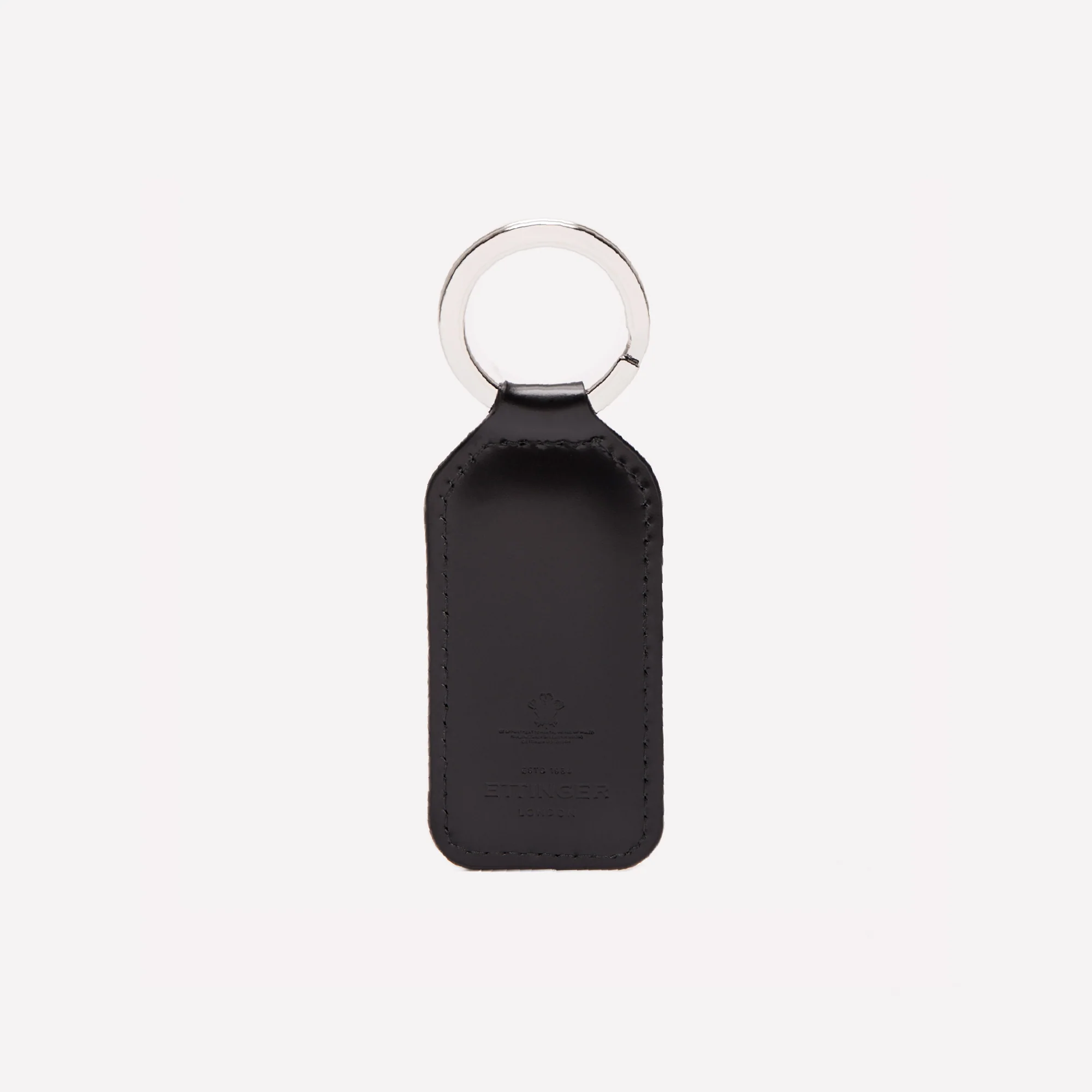 Bridle Hide Rectangular Key Ring - Image 6