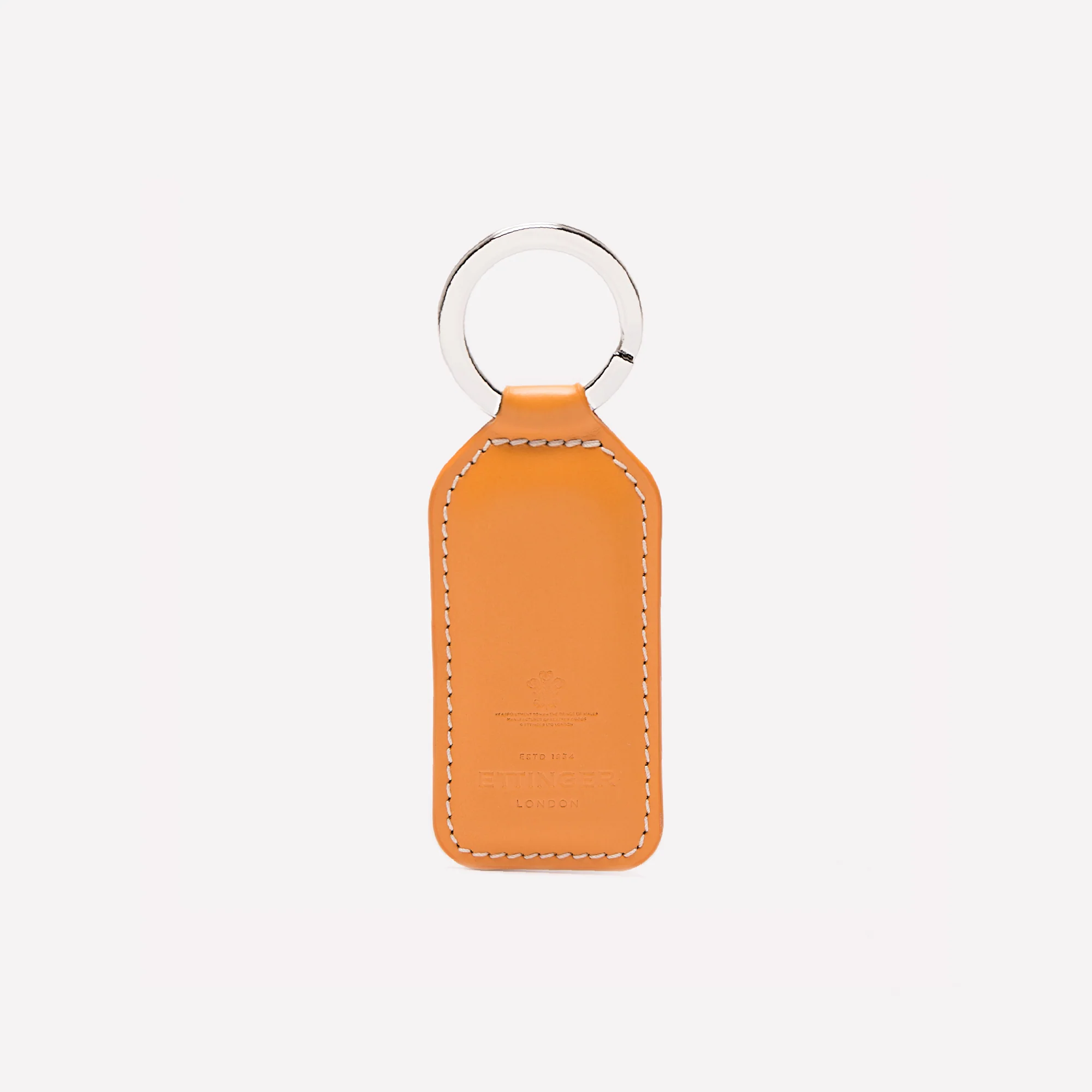 Bridle Hide Rectangular Key Ring - Image 10