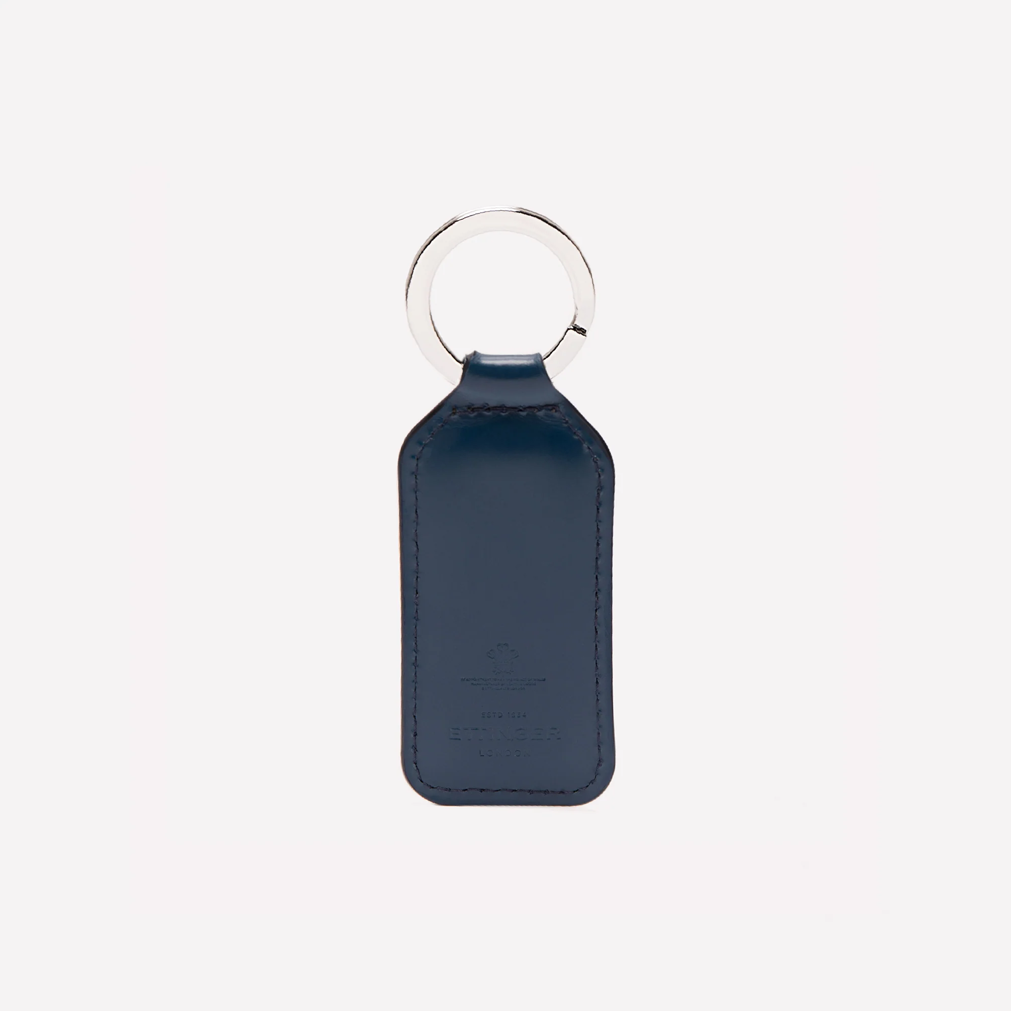 Bridle Hide Rectangular Key Ring - Image 8