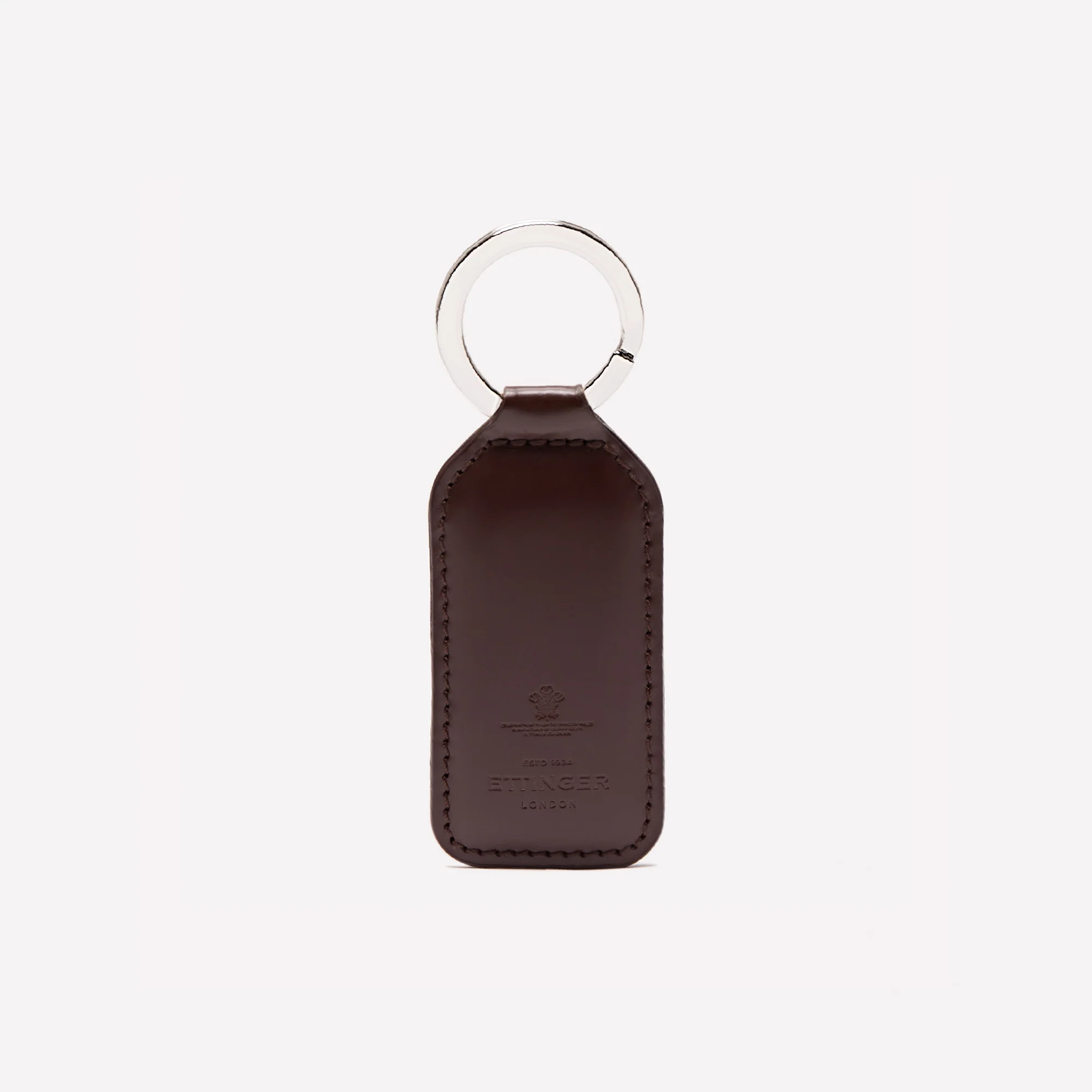 Bridle Hide Rectangular Key Ring - Image 18