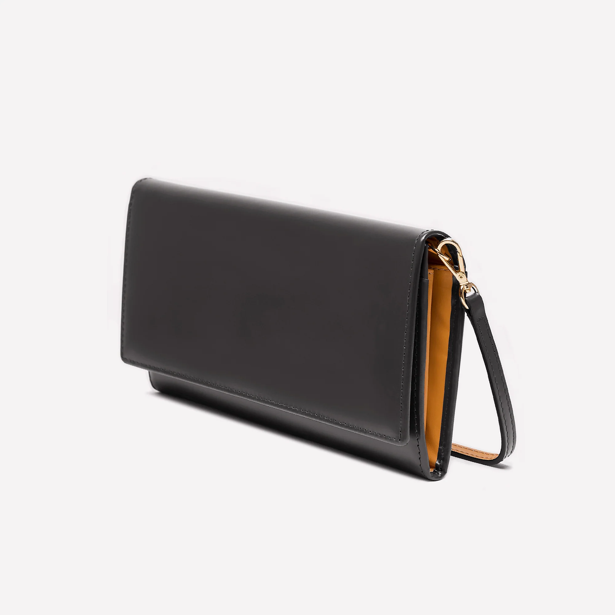 Bridle Hide Large Flap-Over Purse - Image 7