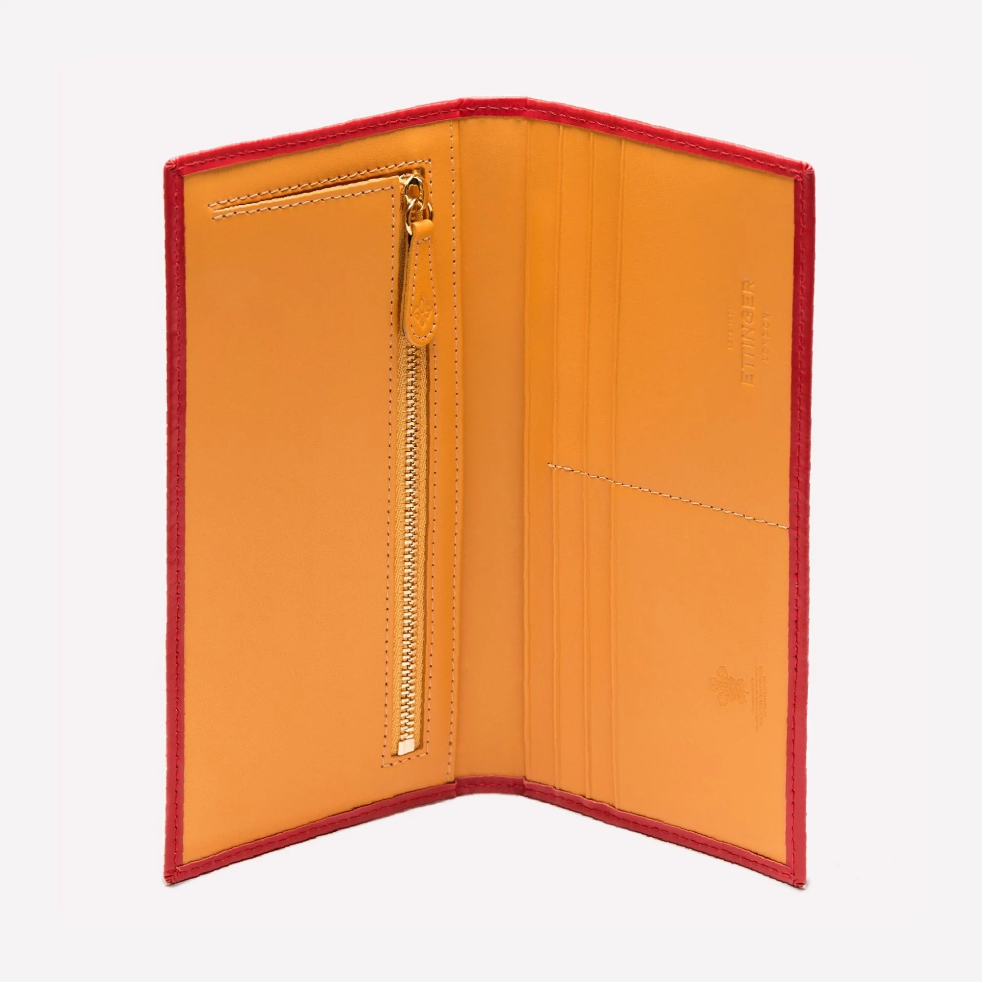 Bridle Hide Long Wallet with Zipped Pocket - Image 10