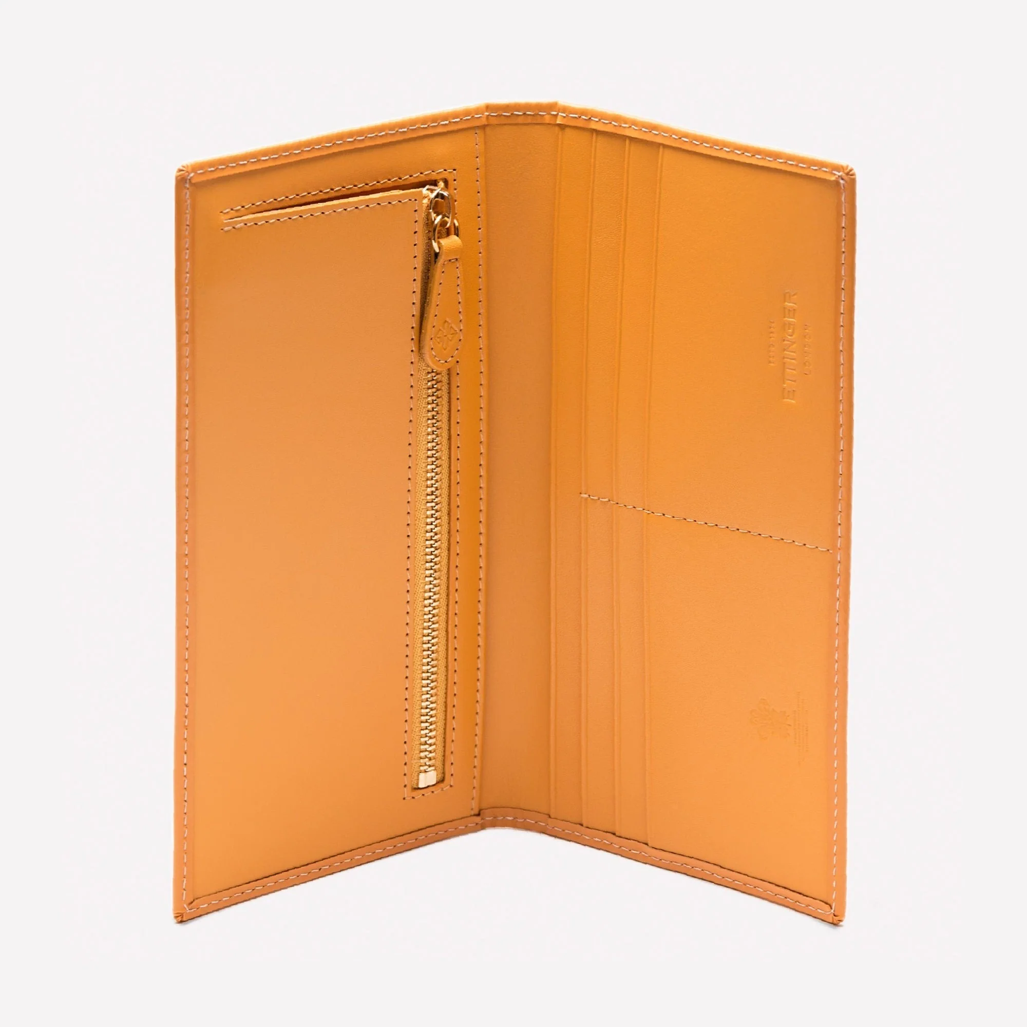 Bridle Hide Long Wallet with Zipped Pocket - Image 14