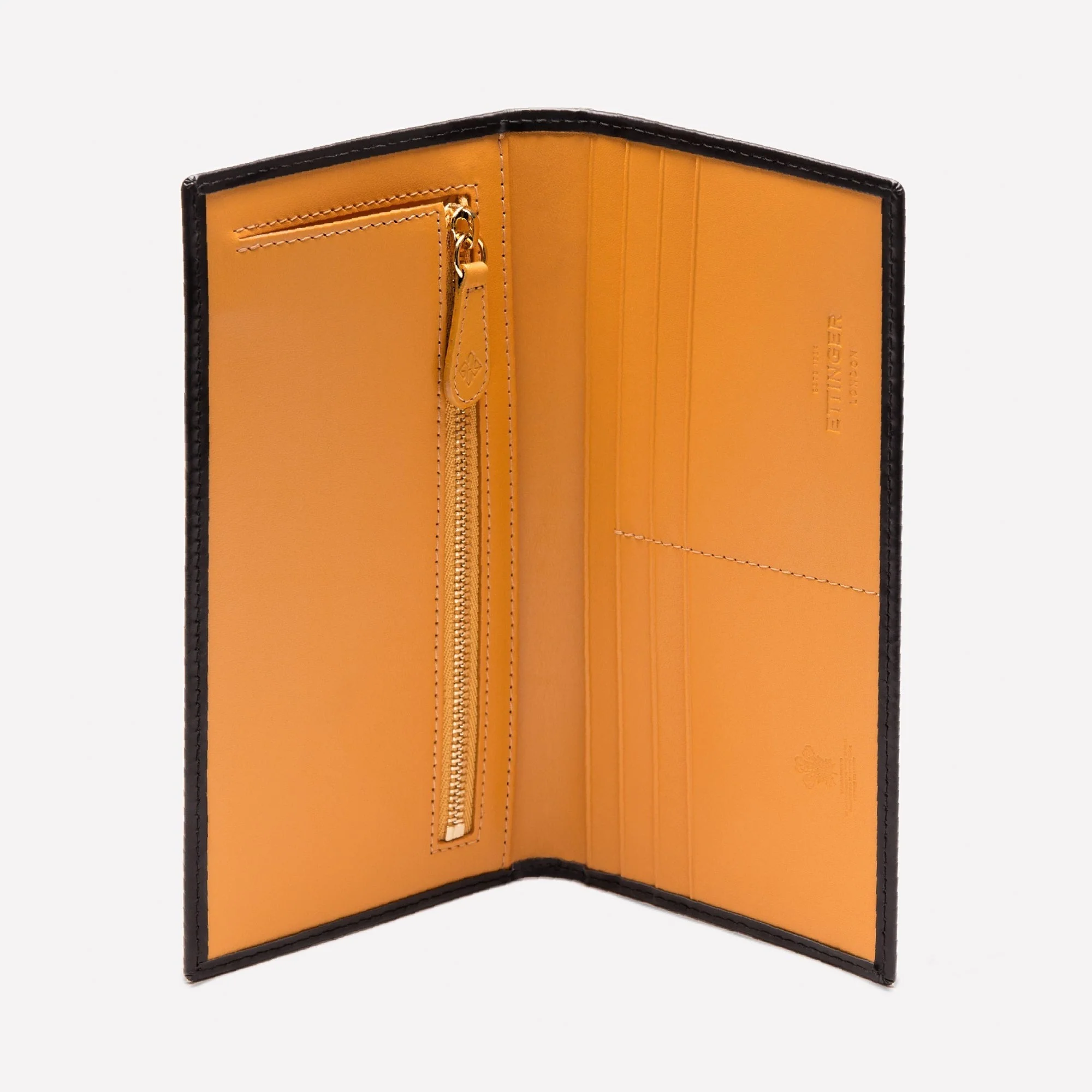 Bridle Hide Long Wallet with Zipped Pocket - Image 23