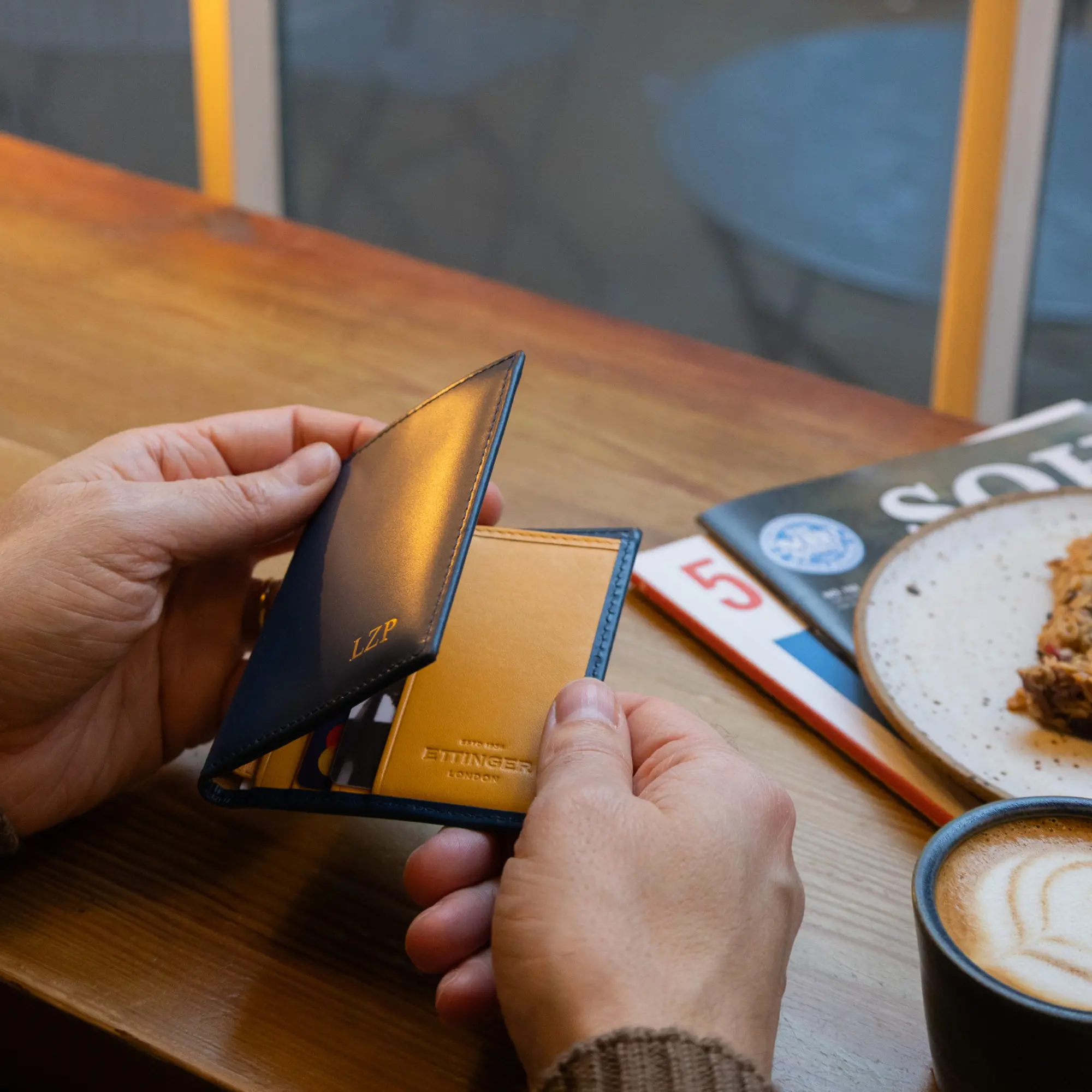 Bridle Hide Mini Wallet with 6 C/C - Image 10