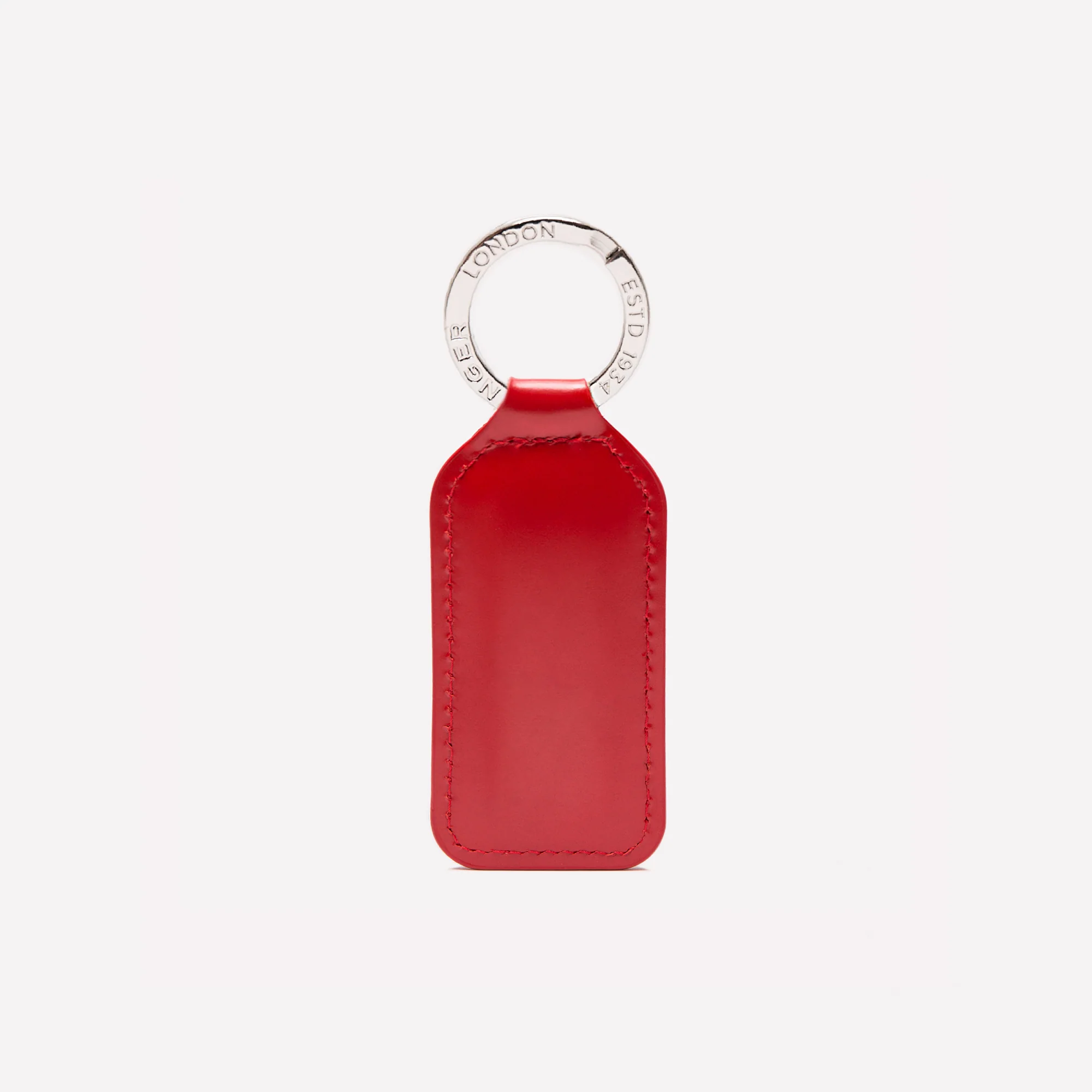 Bridle Hide Rectangular Key Ring - Image 11