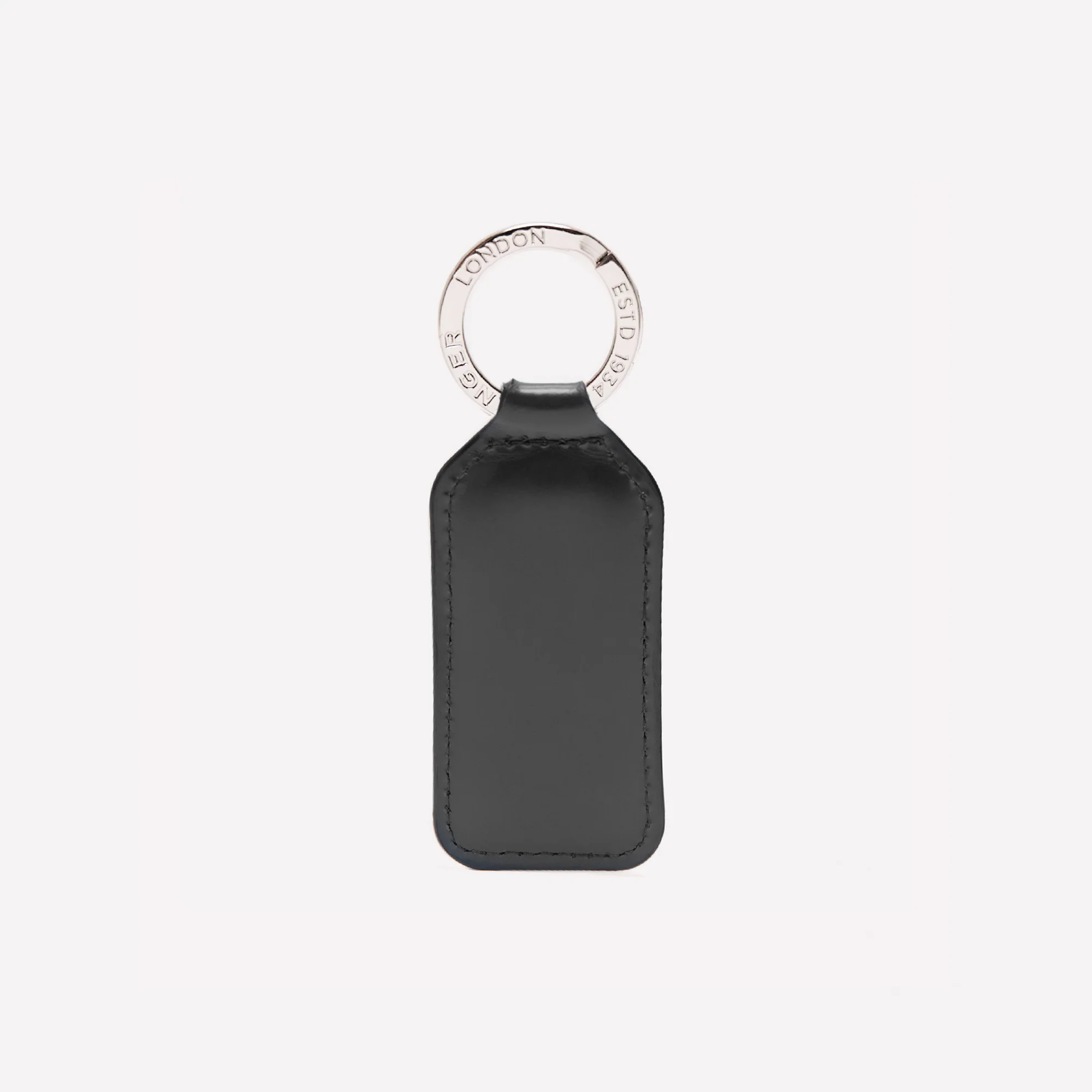 Bridle Hide Rectangular Key Ring - Image 14