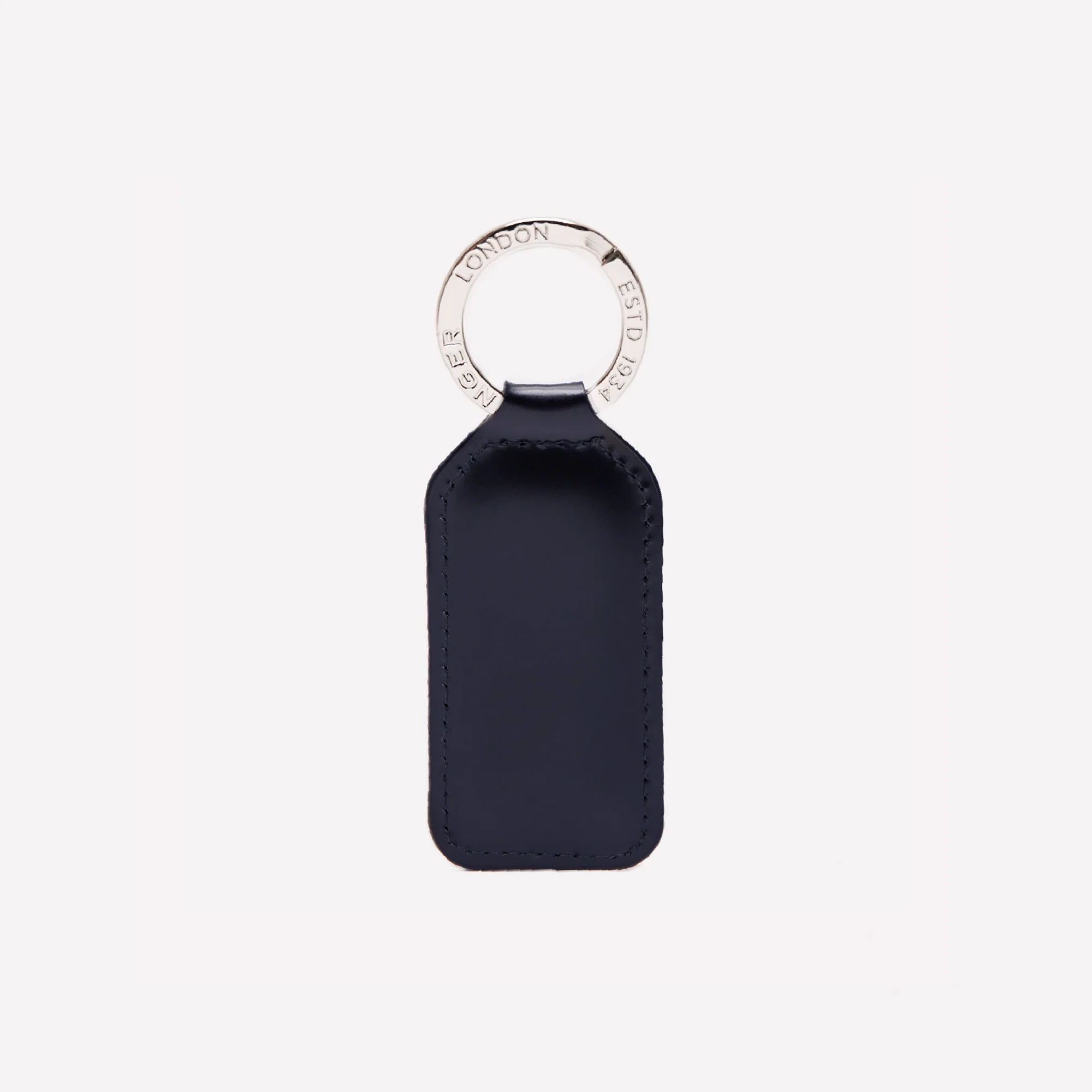 Bridle Hide Rectangular Key Ring - Image 16