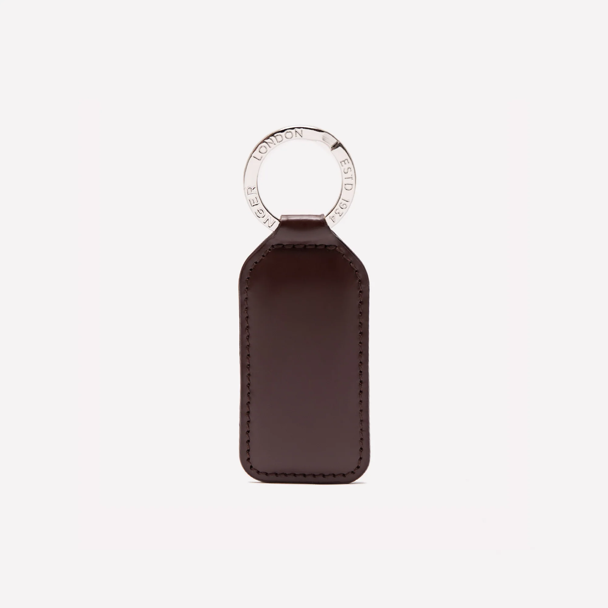Bridle Hide Rectangular Key Ring - Image 19