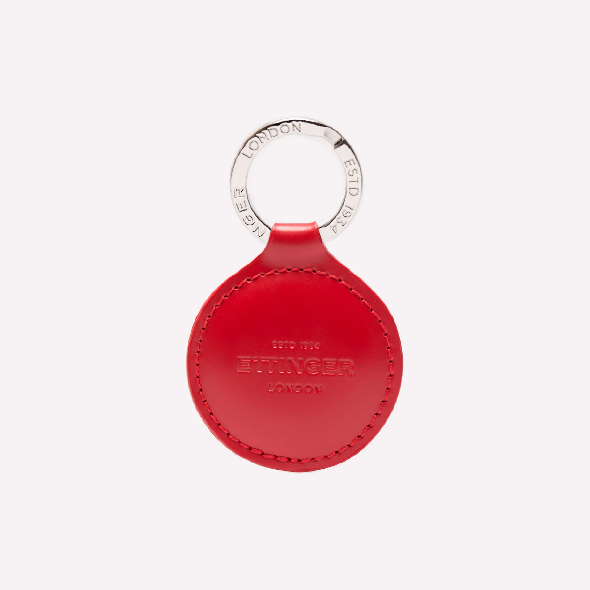 Bridle Hide Round Key Fob - Image 3