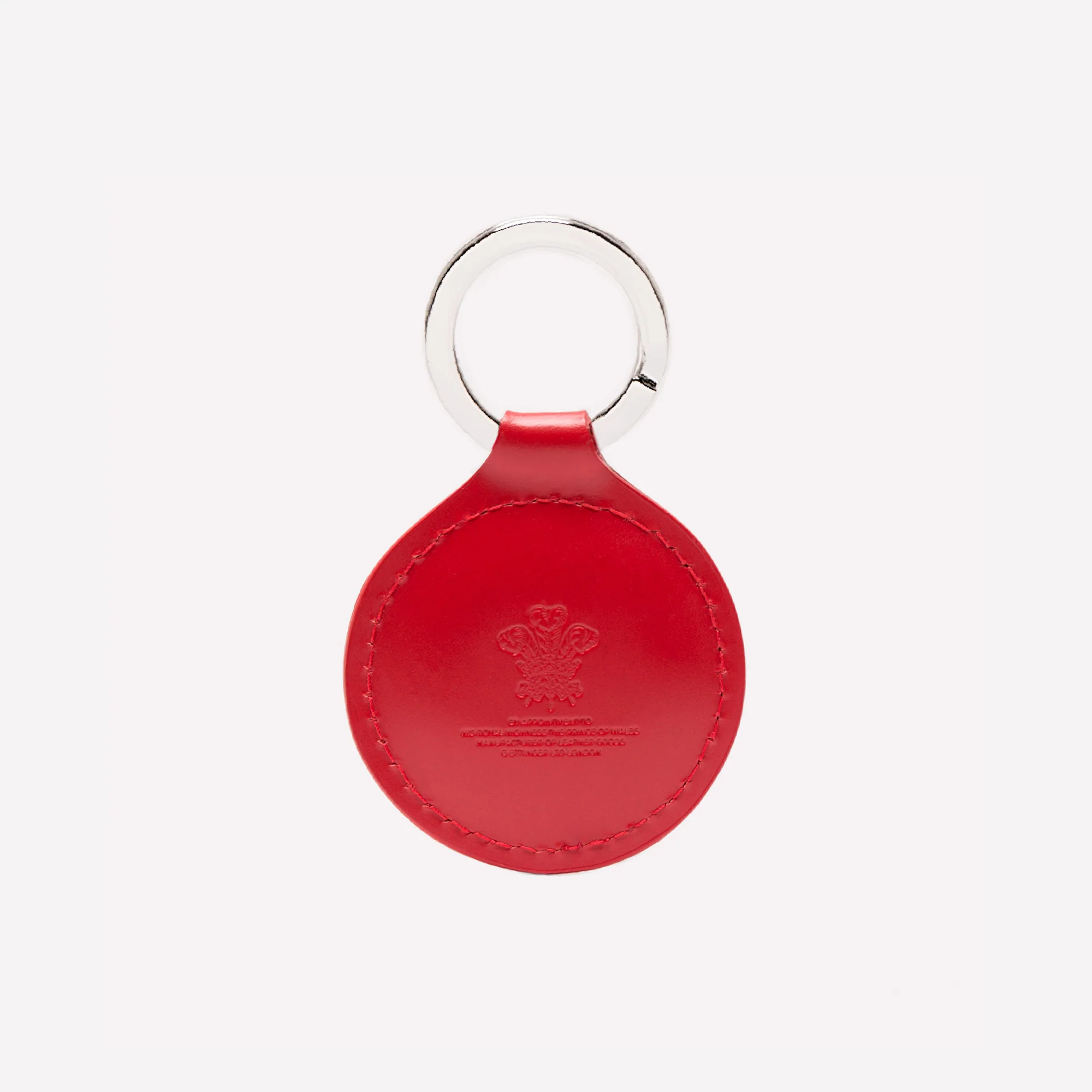 Bridle Hide Round Key Fob - Image 4