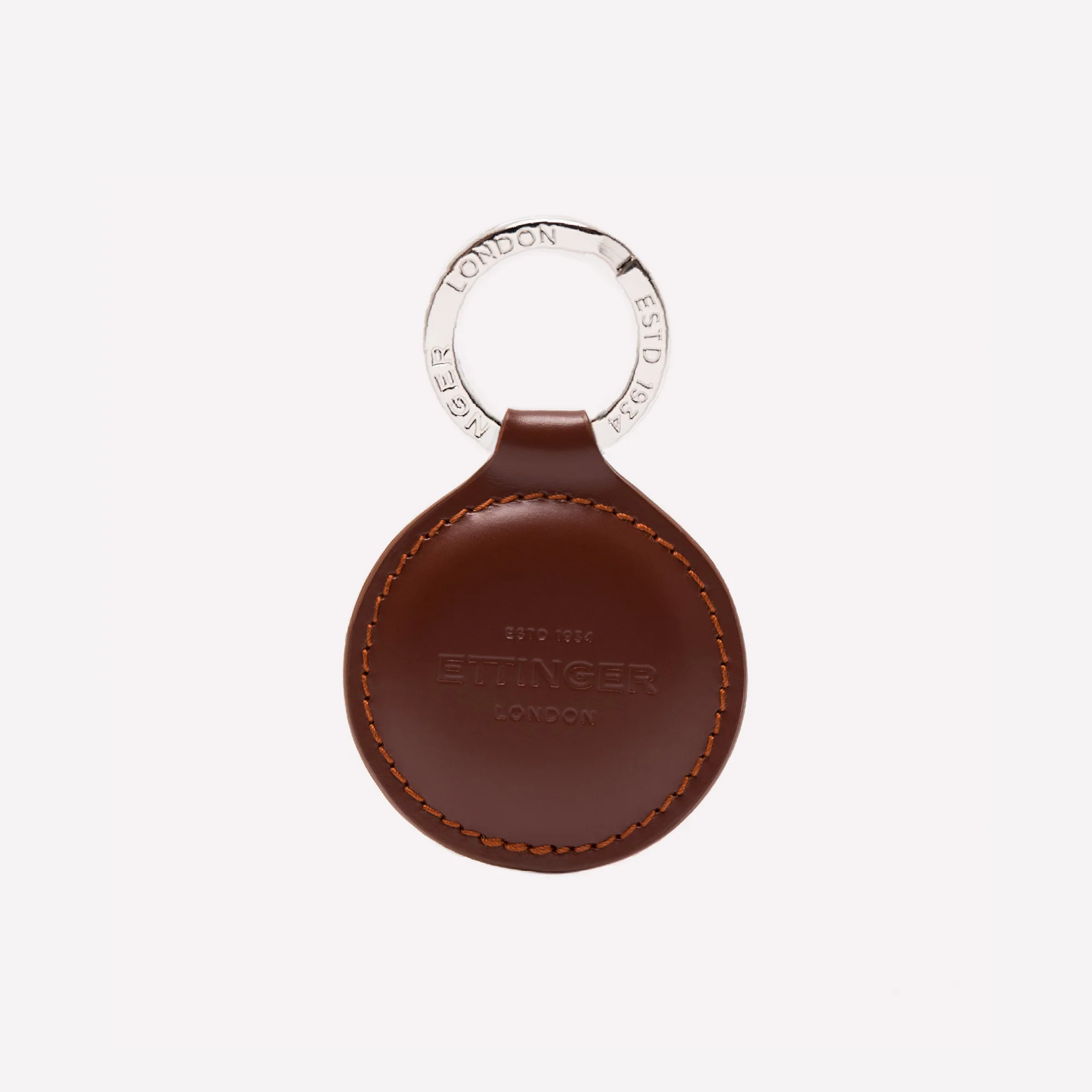Bridle Hide Round Key Fob - Image 6