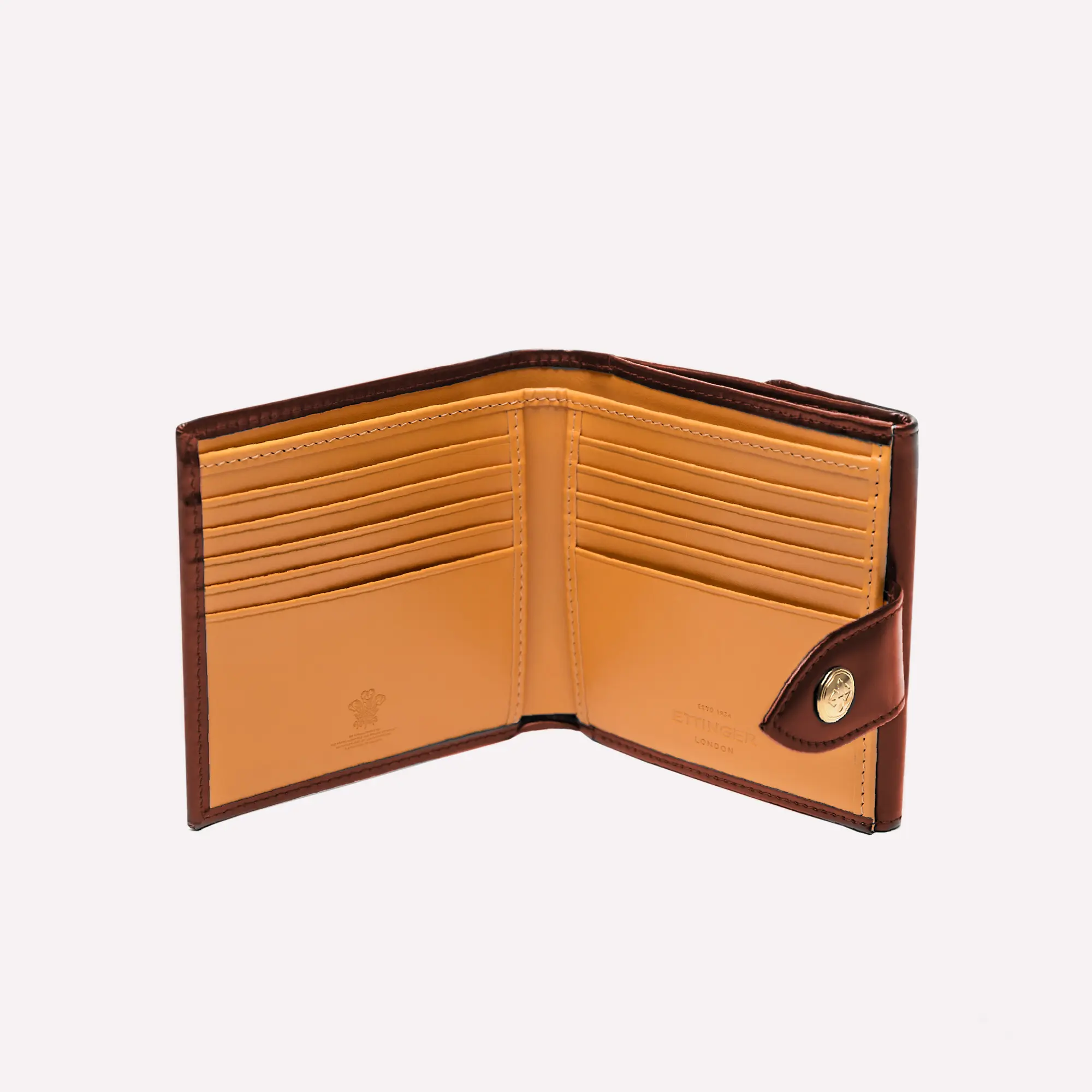 Bridle Hide Tab Wallet with 10 C/C & Purse - Image 7