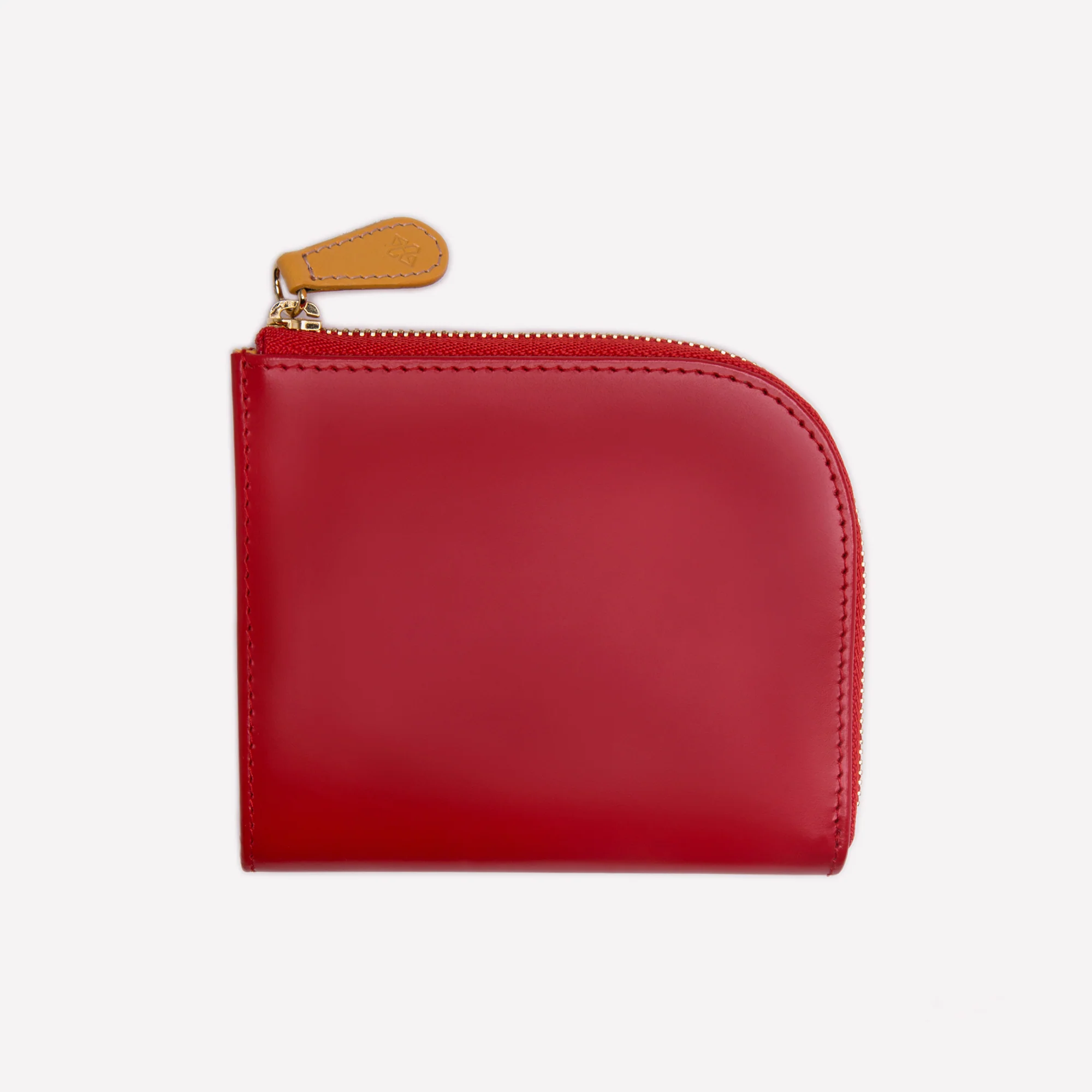 Bridle Hide Zipped Curved Wallet with Key Strap - Image 4