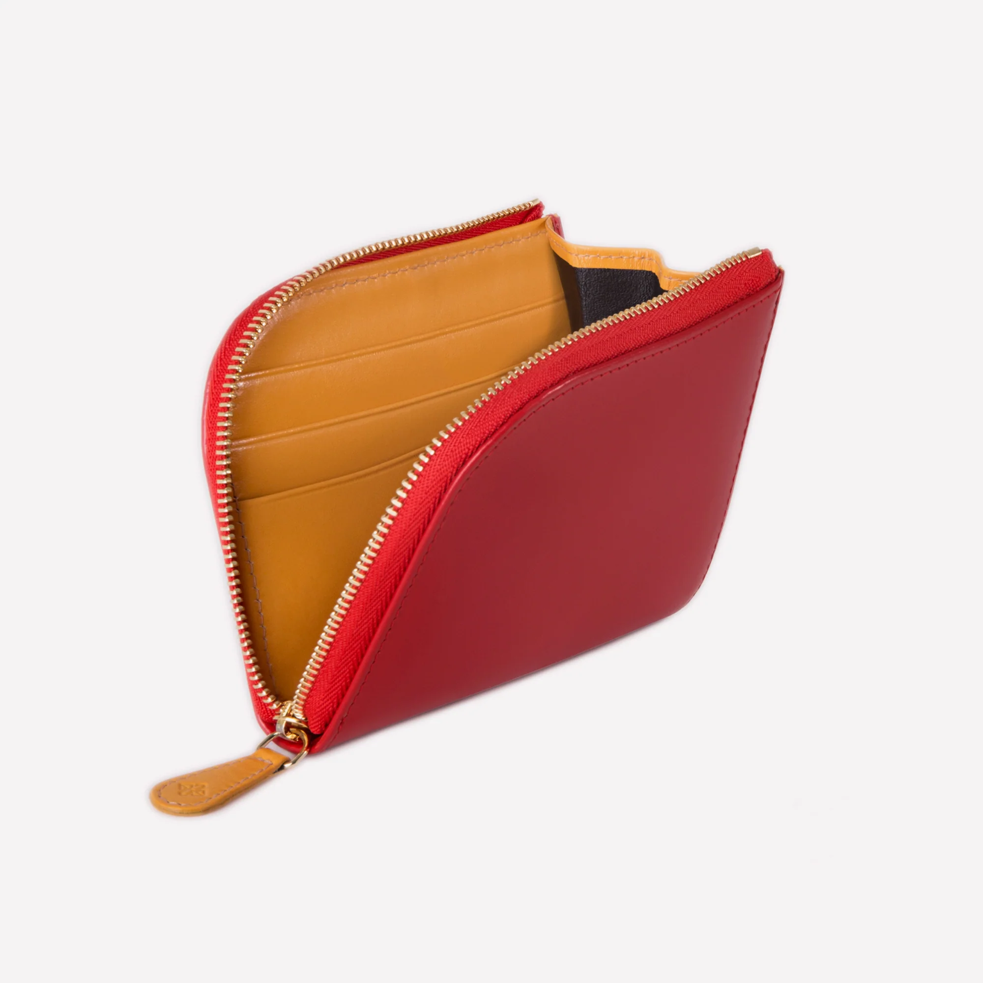 Bridle Hide Zipped Curved Wallet with Key Strap - Image 5