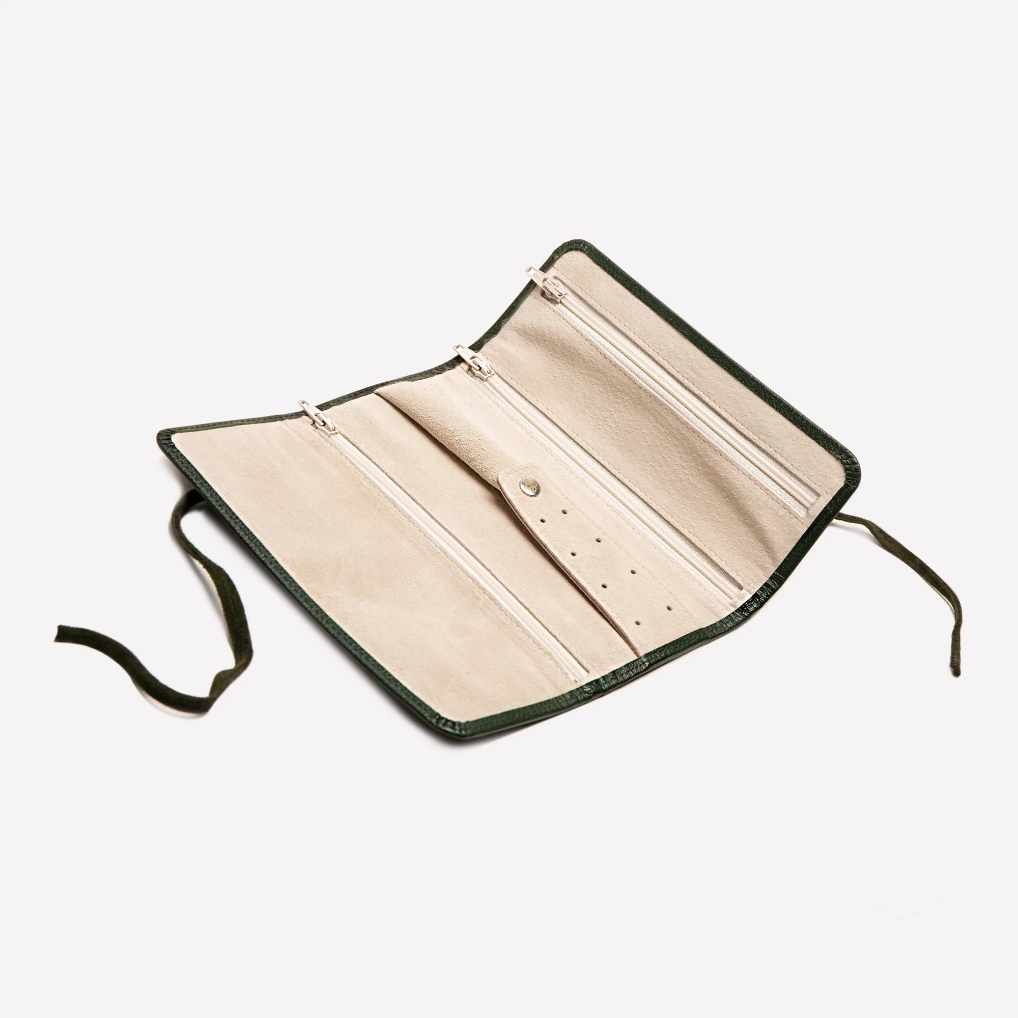 Capra Ecru Large Jewellery Roll - Image 5