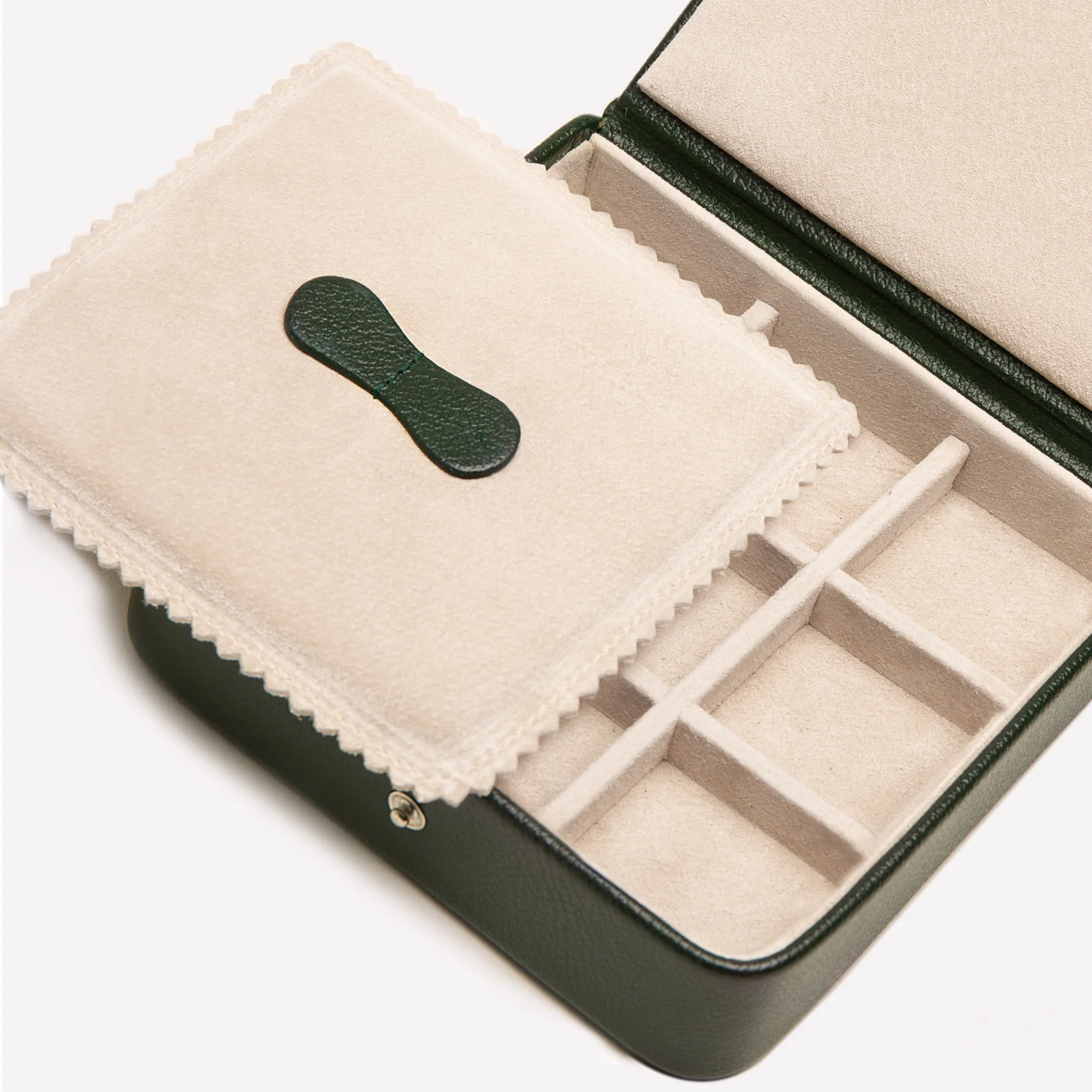 Capra Ecru Large Jewellery / Cufflink Box - Image 3
