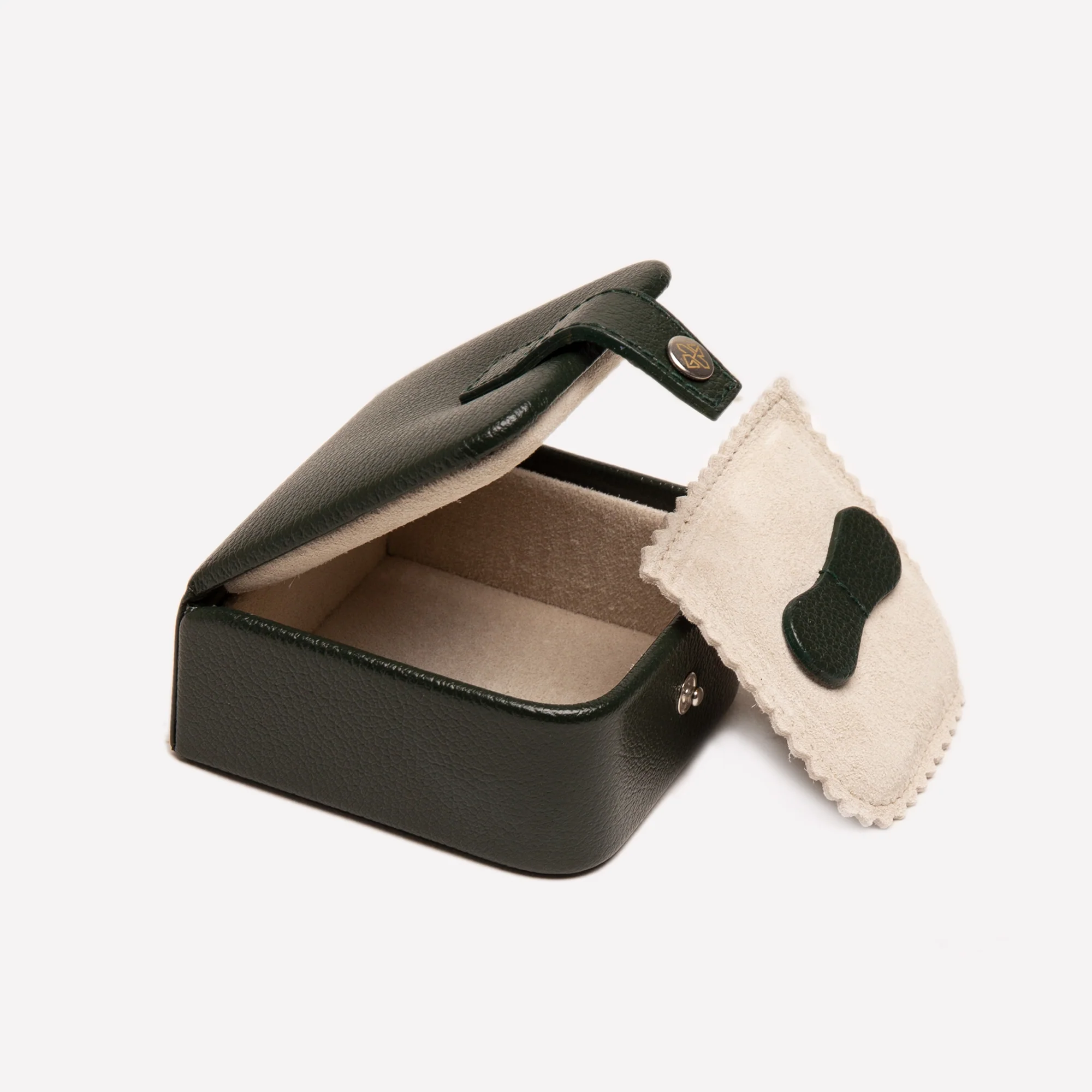 Capra Ecru Small Jewellery / Cufflink Box - Image 6