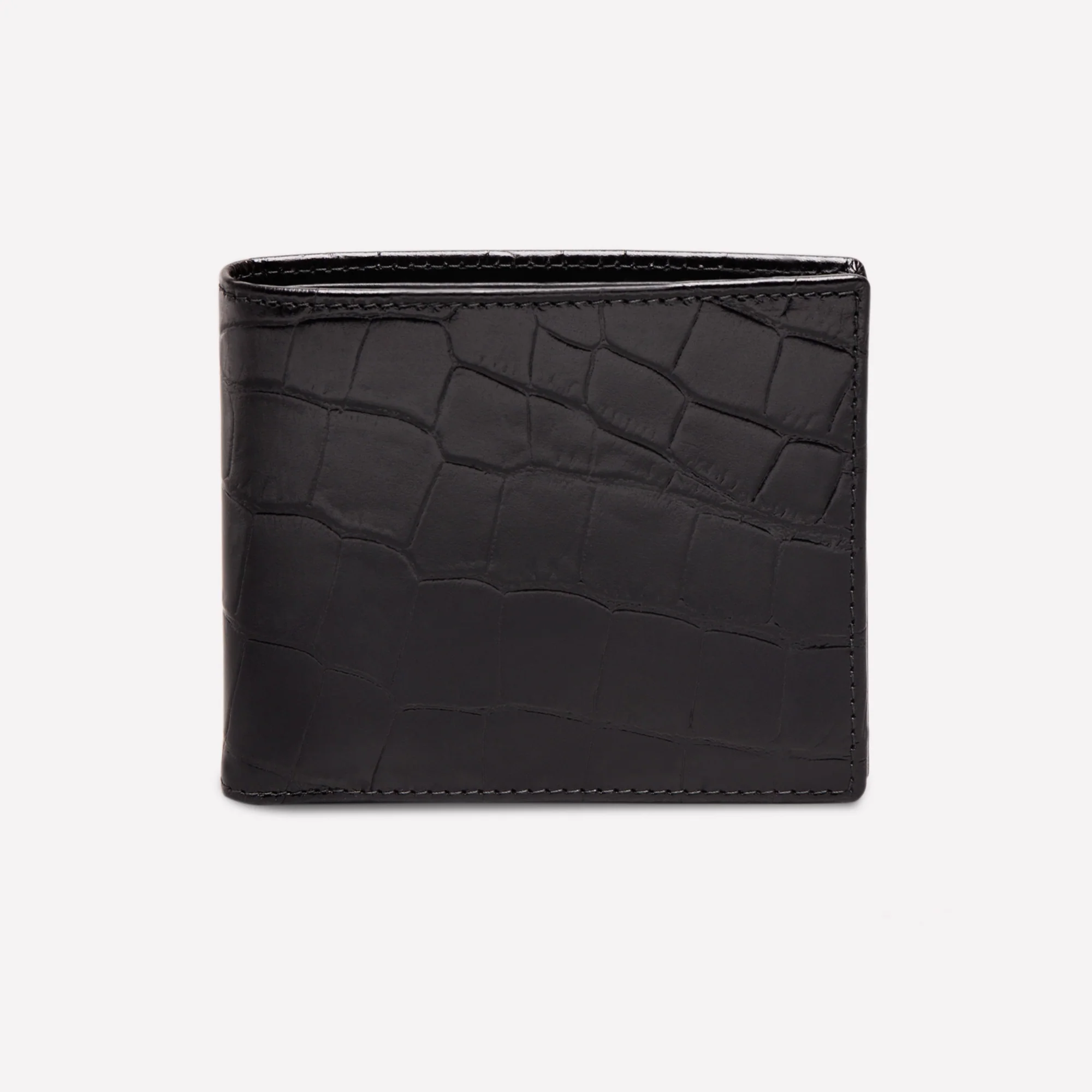 Croco Billfold Wallet with 6 C/C