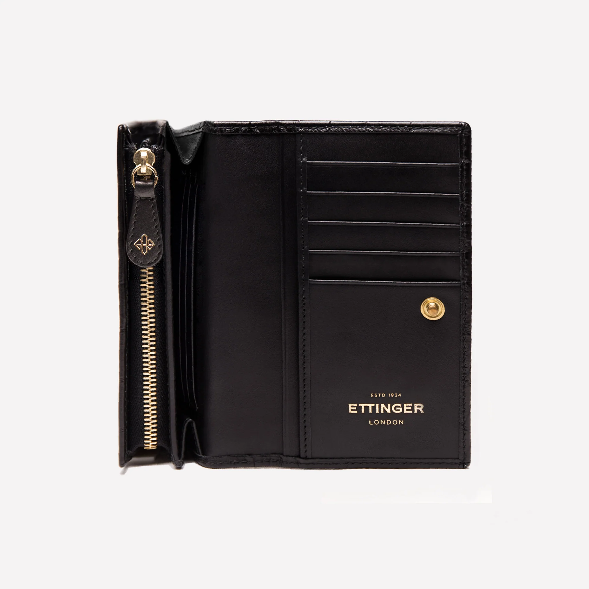 Croco Midi Flap-Over Purse - Image 3