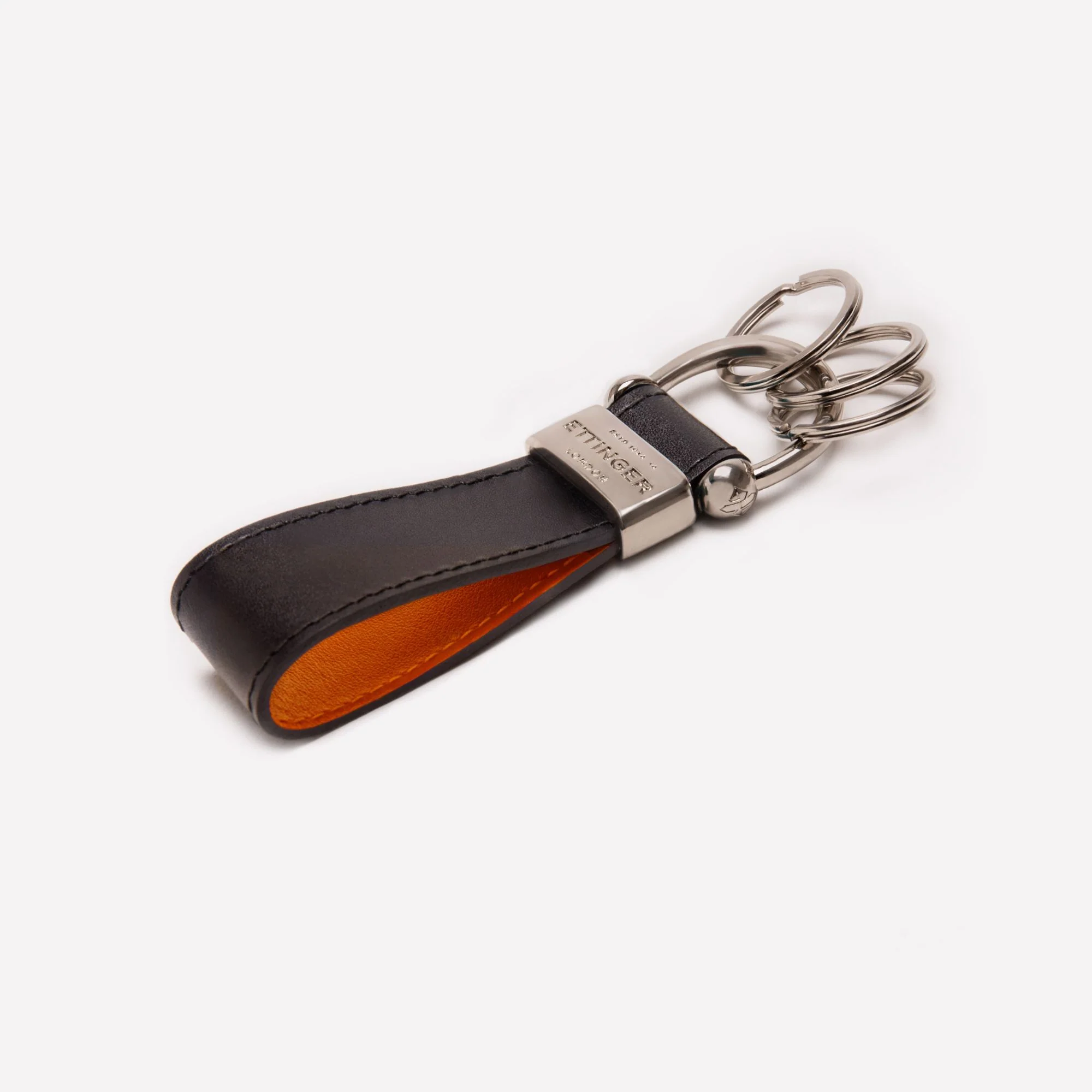 Sterling Stirrup Keyring - Two Tone - Image 5