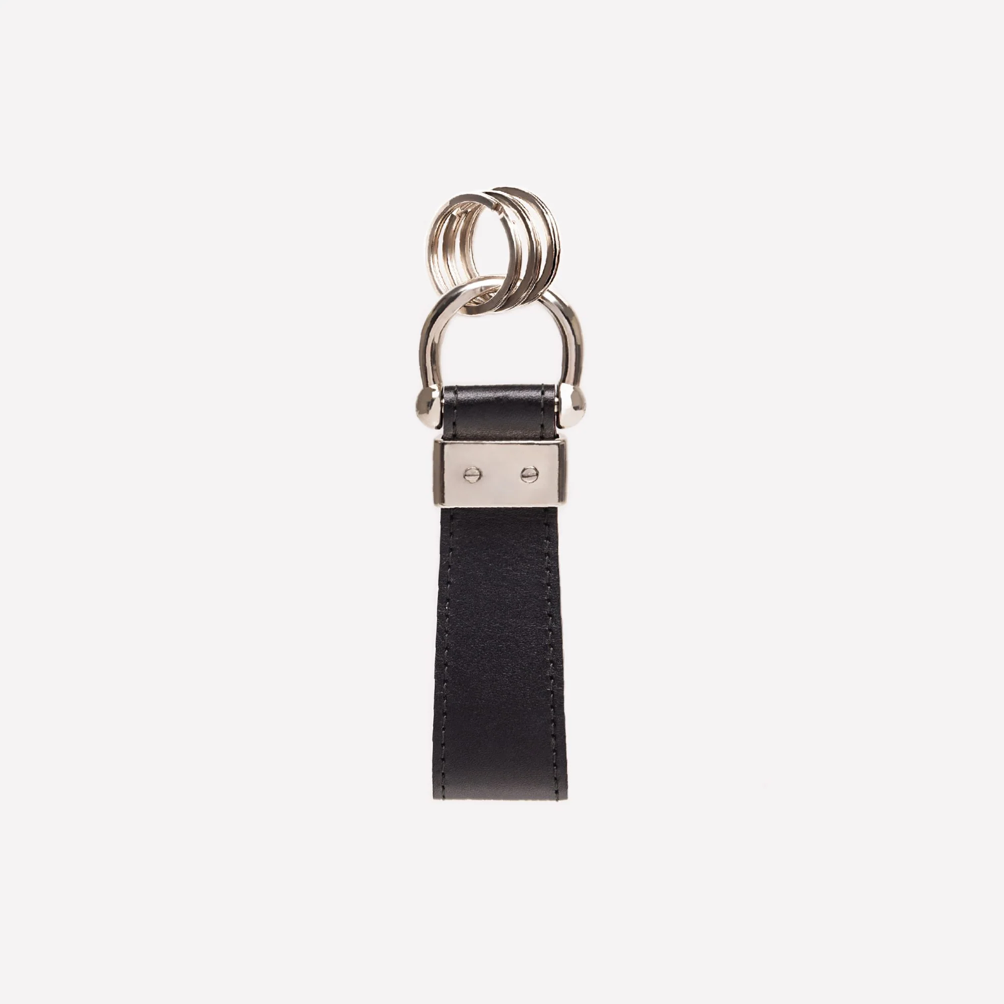Sterling Stirrup Keyring - Two Tone - Image 6
