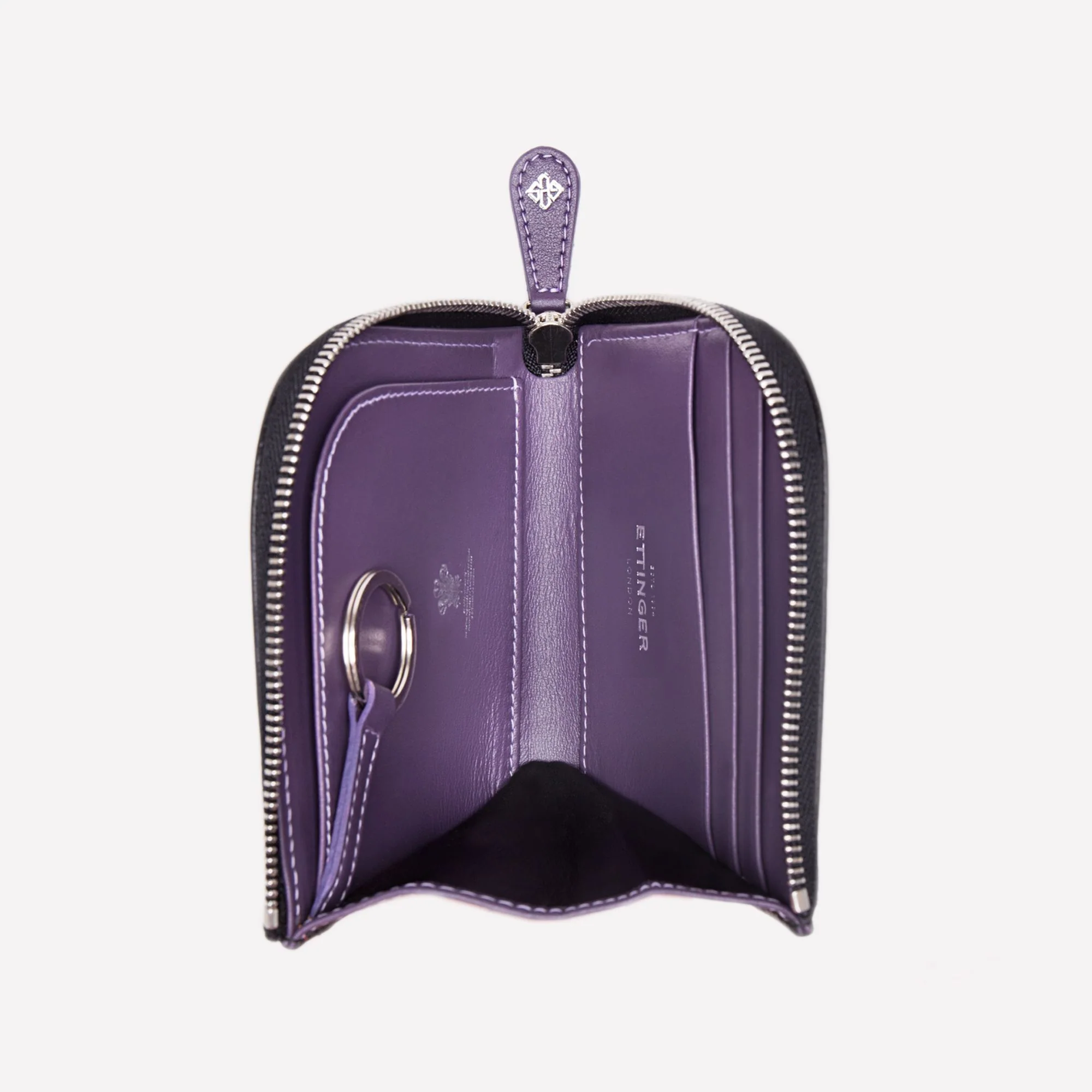 Sterling Zipped Curved Wallet With Key Strap - Image 9